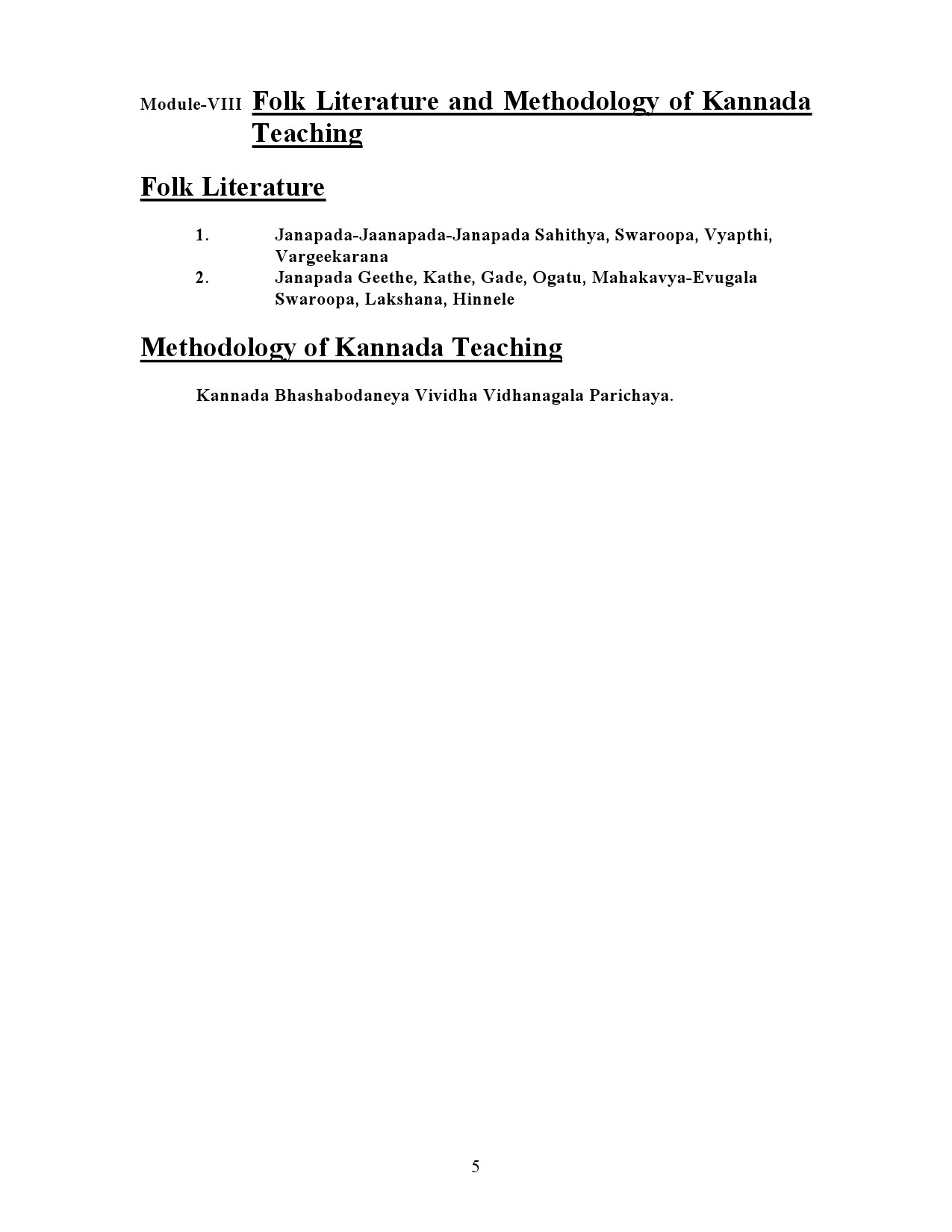 High School Assistant Kannada Part A Kerala Examination Syllabus 2021 - Notification Image 5