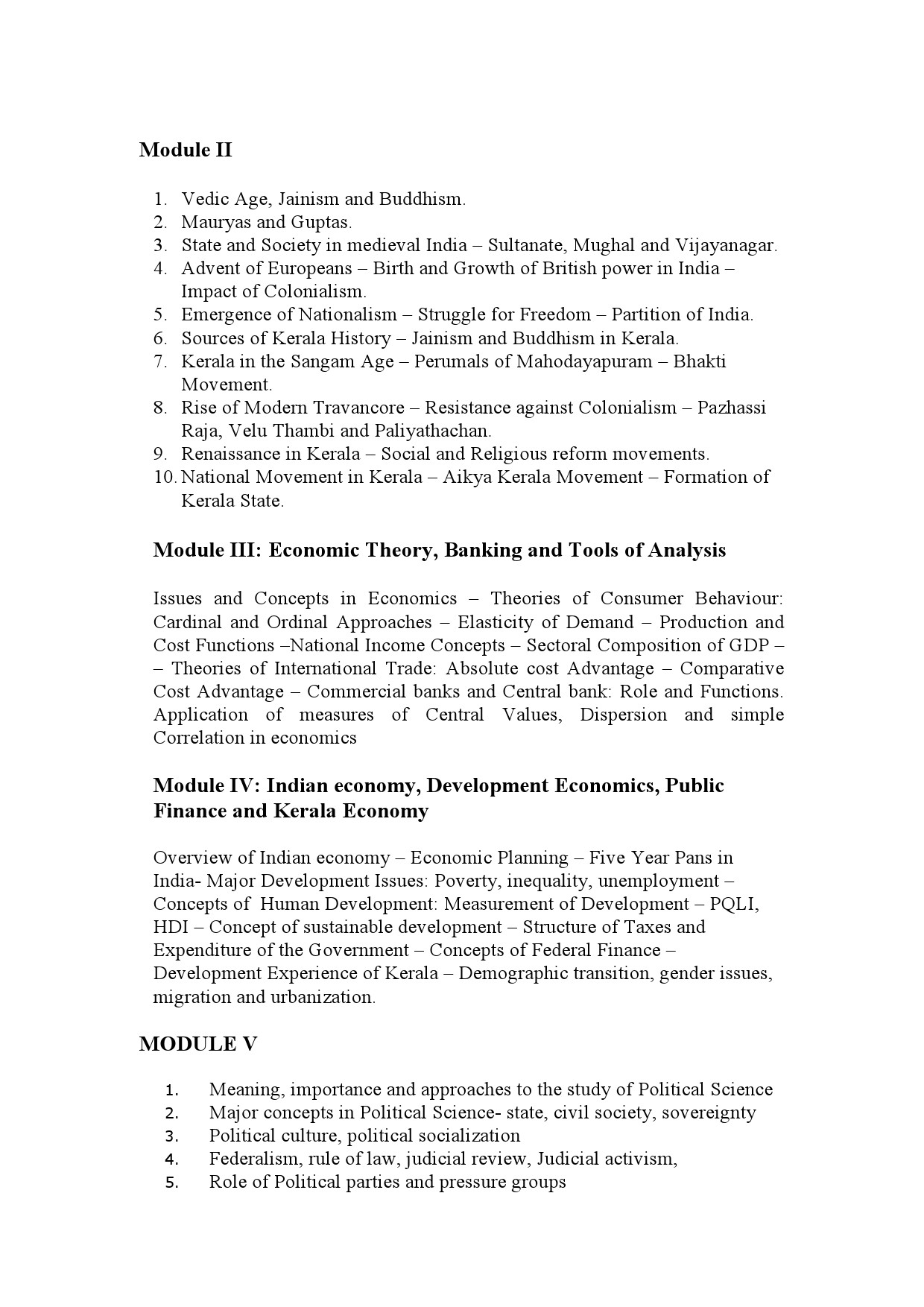 High School Assistant Social Science Part A Kerala Examination Syllabus 2021 - Notification Image 2