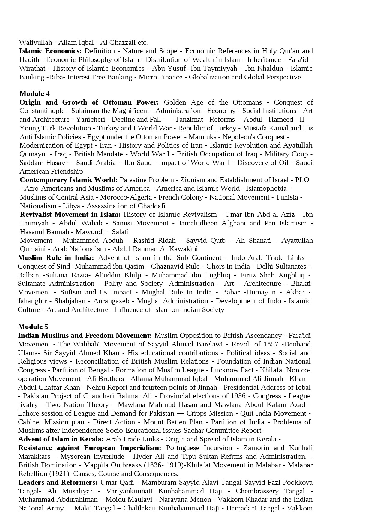 Humanities Syllabus for Kerala PSC 2021 Exam - Notification Image 25