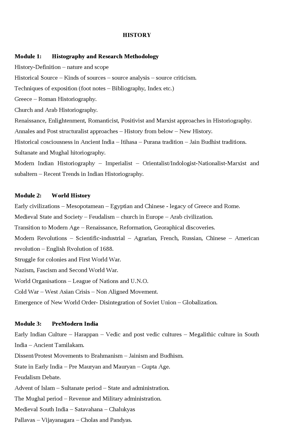 Humanities Syllabus for Kerala PSC 2021 Exam - Notification Image 38