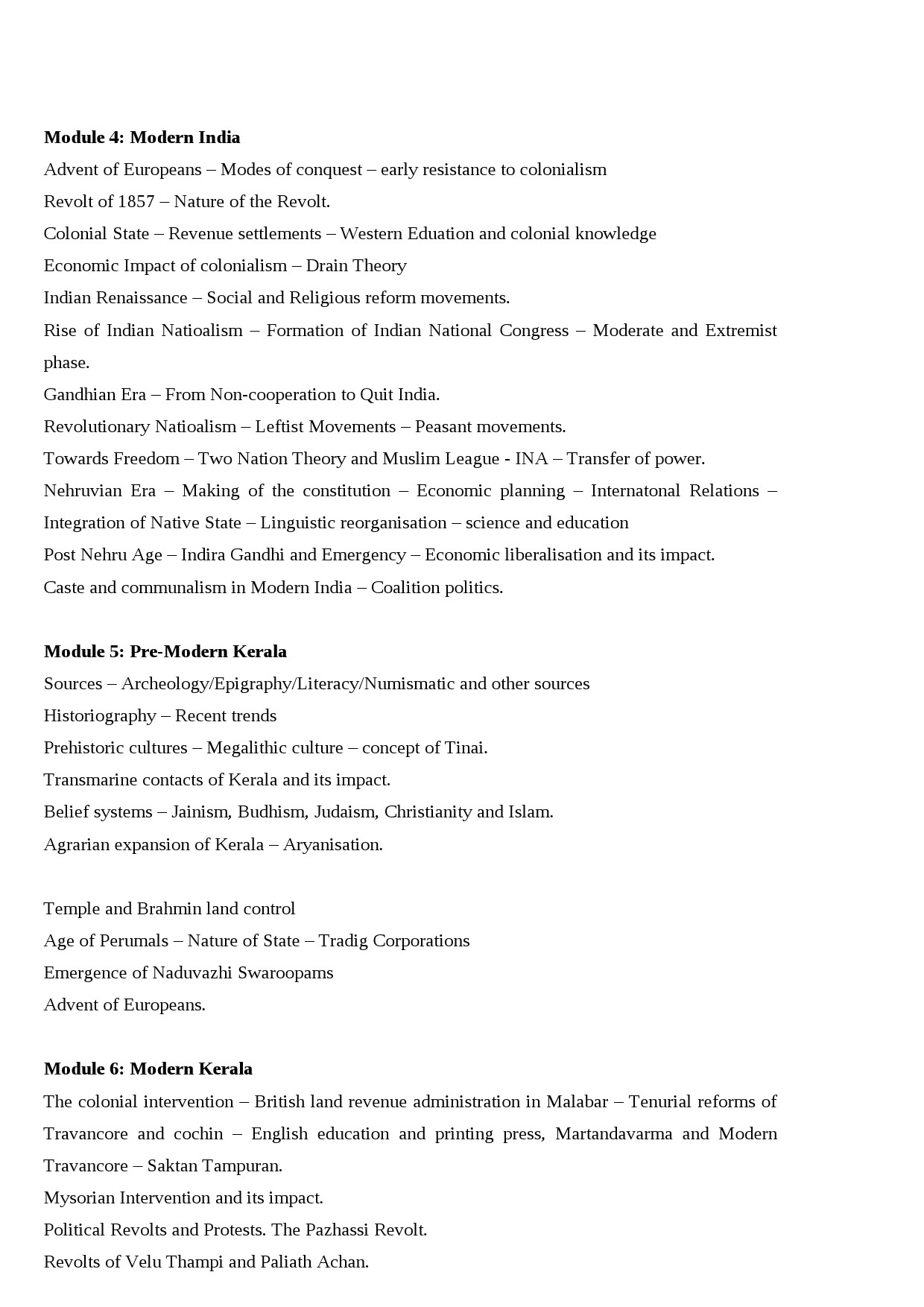 Humanities Syllabus for Kerala PSC 2021 Exam - Notification Image 39