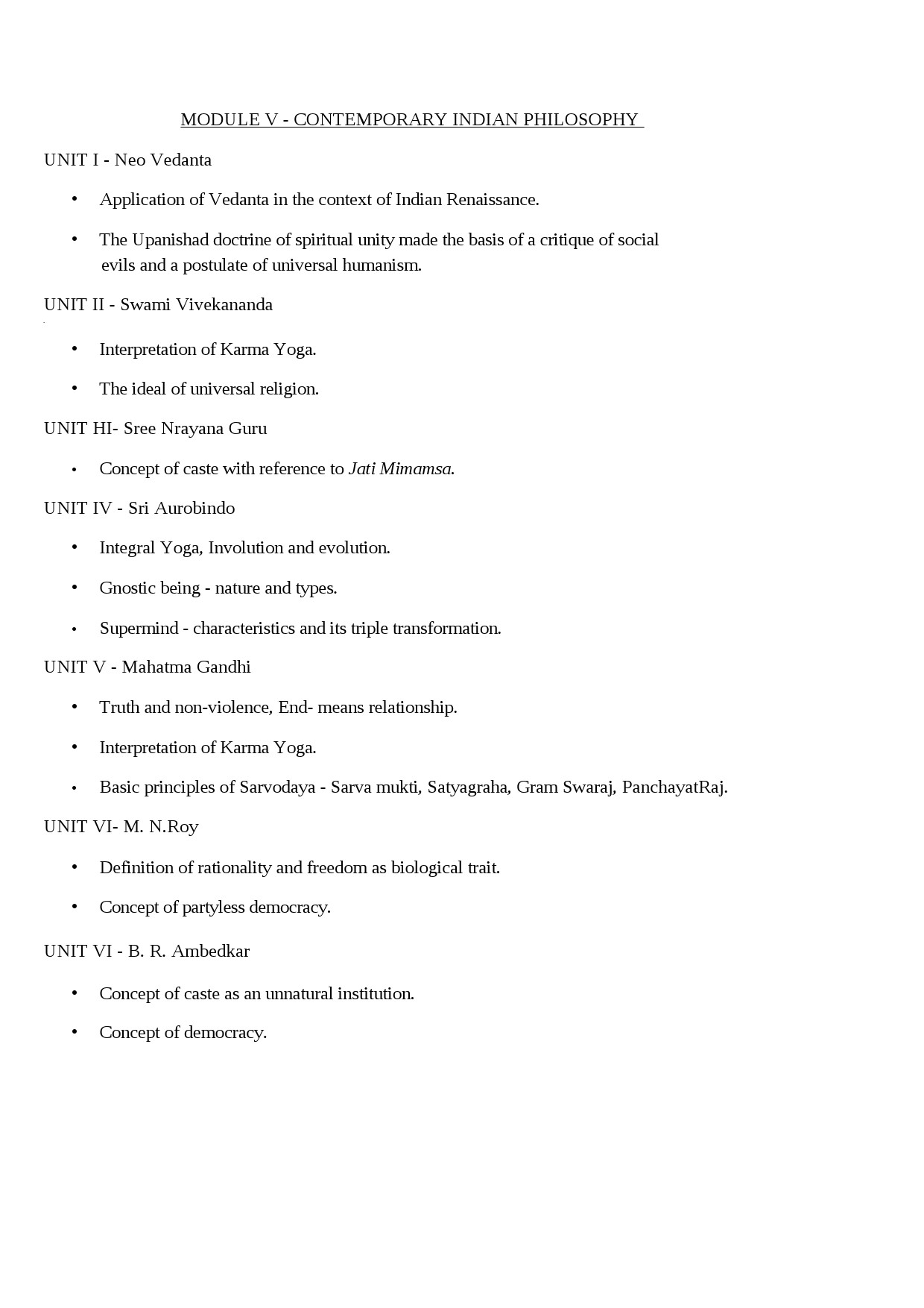 Humanities Syllabus for Kerala PSC 2021 Exam - Notification Image 9