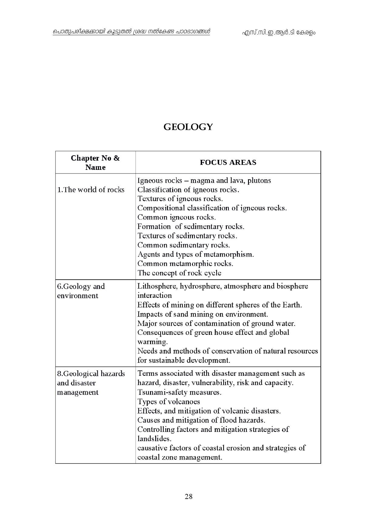 Kerala Higher Secondary Exam 2021 Focus Area - Notification Image 28