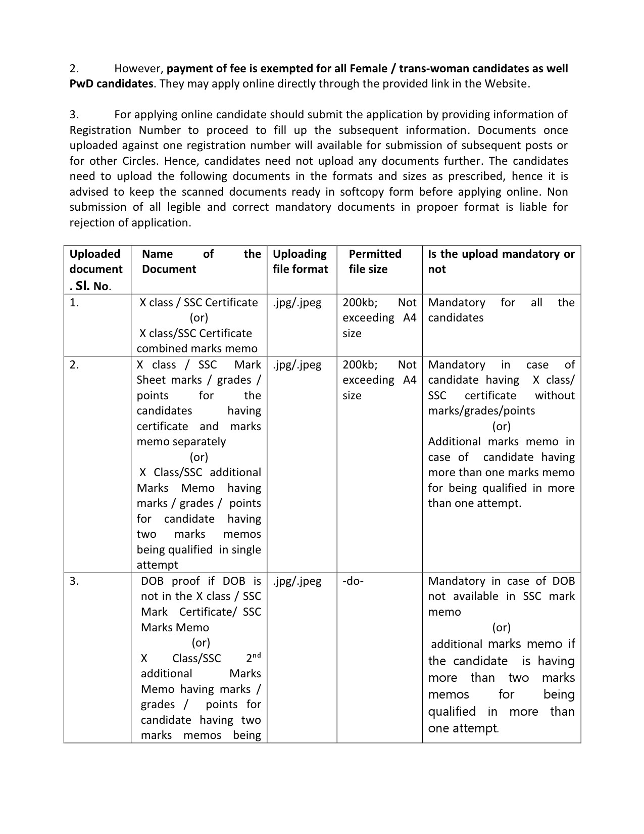 Kerala Postal Circle GDS Recruitment 2021 notification - Notification Image 13