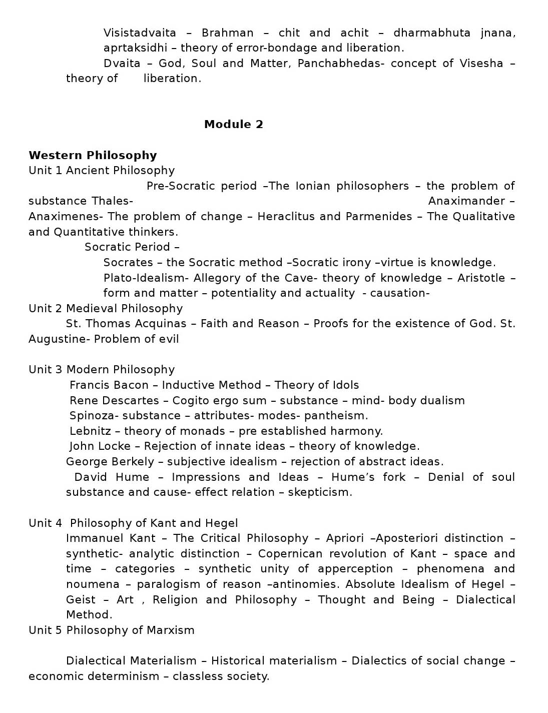 Kerala PSC Assistant Professor Philosophy Exam Syllabus - Notification Image 2
