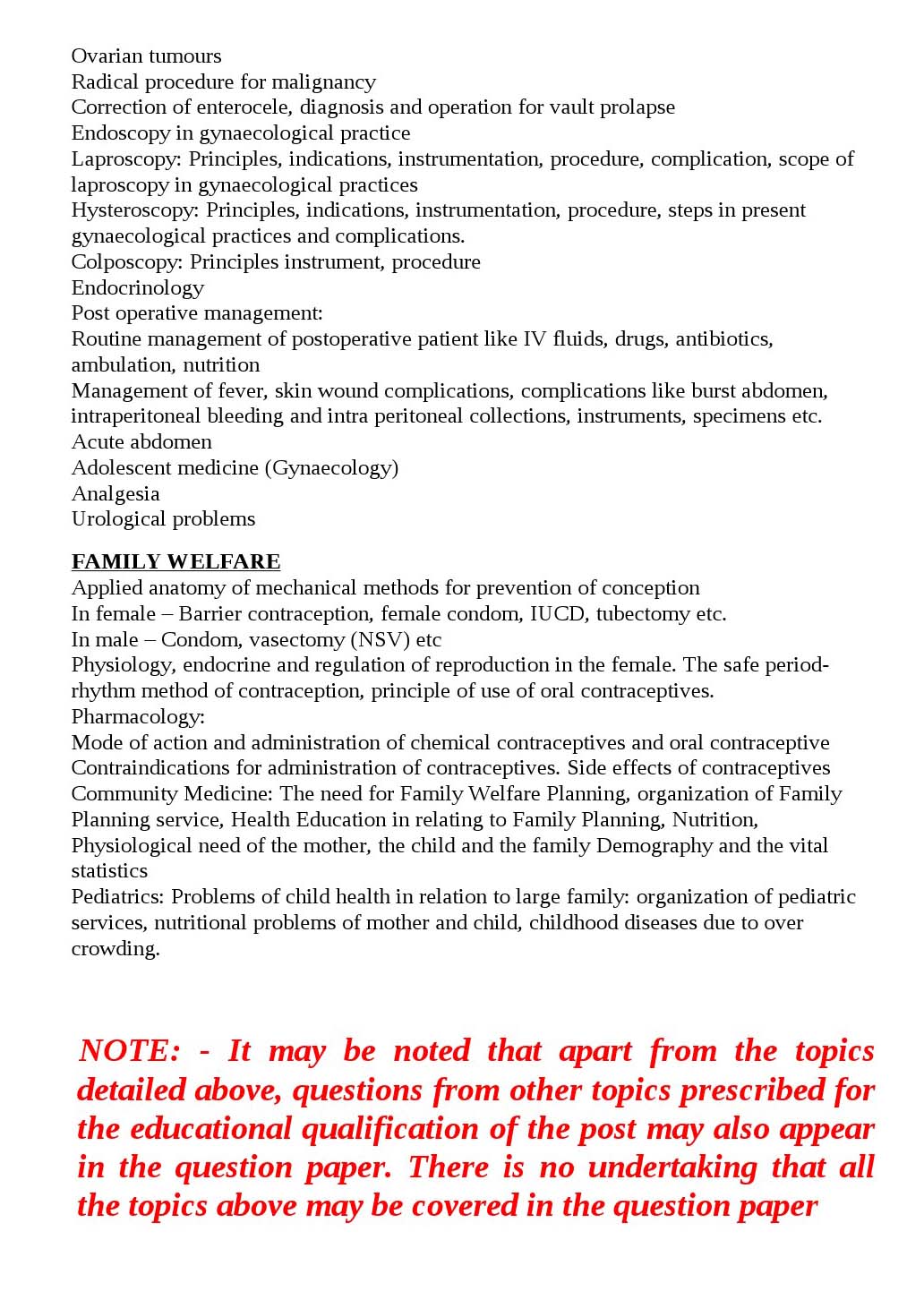 Kerala PSC Assistant Surgeon Exam Syllabus May 2020 - Notification Image 20