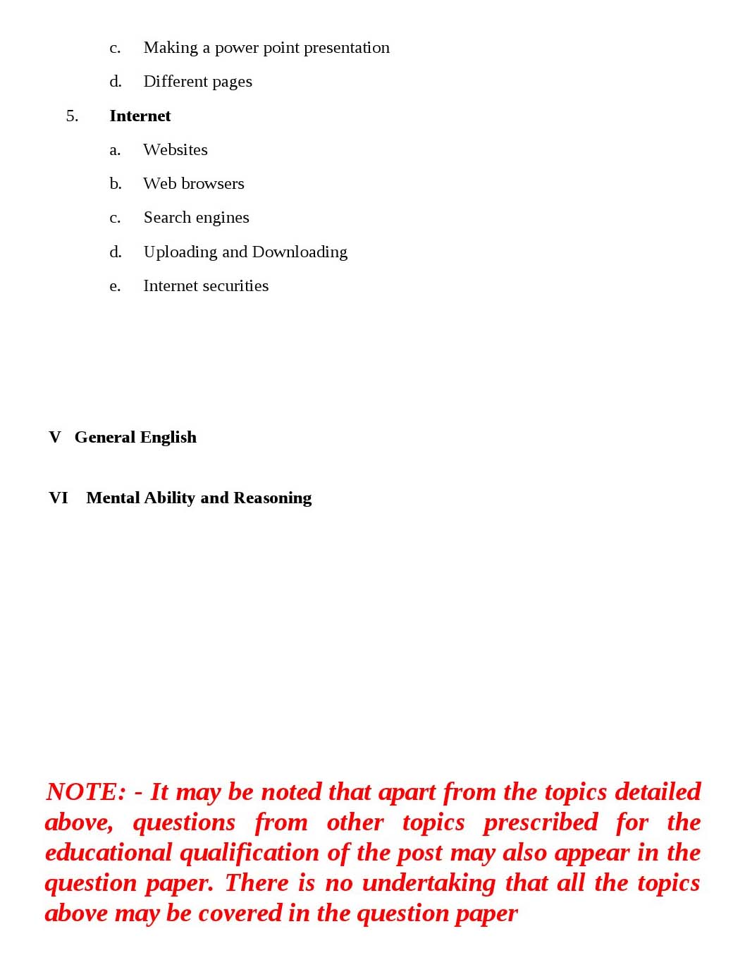 Kerala PSC Stenographer Exam Syllabus May 2020 - Notification Image 4