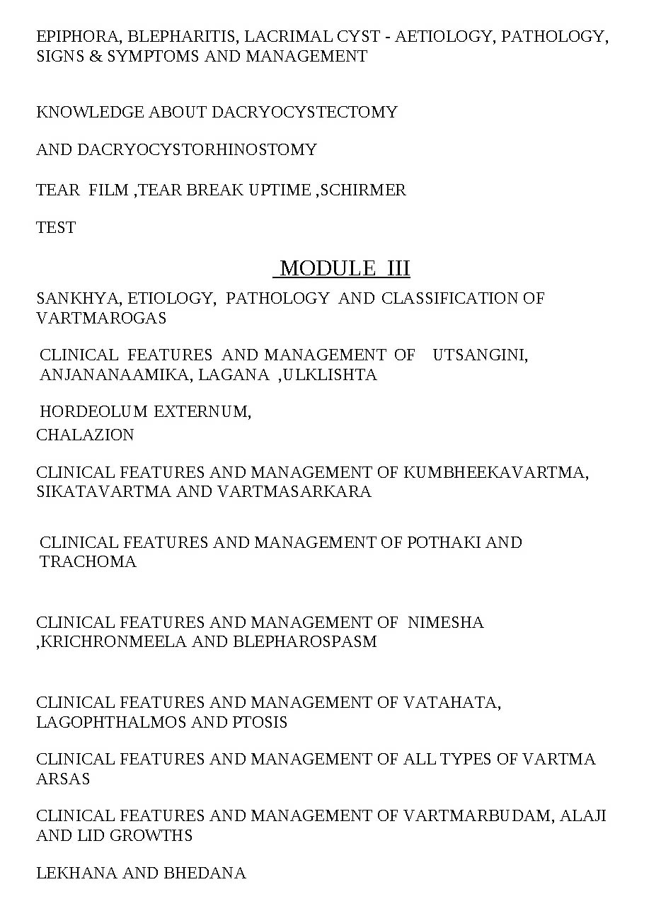 Kerala PSC Syllabus 2019 Medical Officer Netra - Notification Image 2
