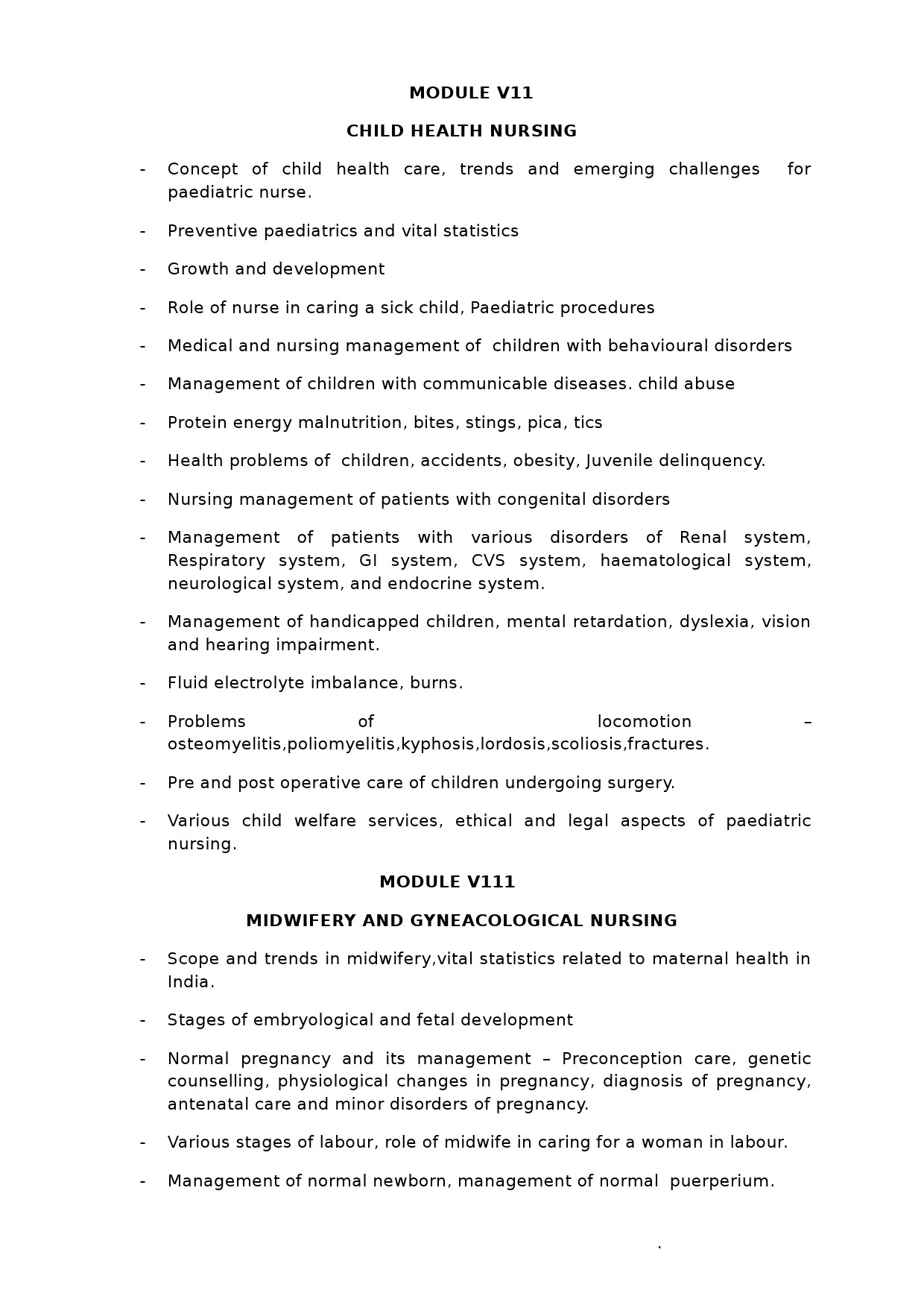 KPSC Syllabus 2021 Staff Nurse Grade II - Notification Image 8