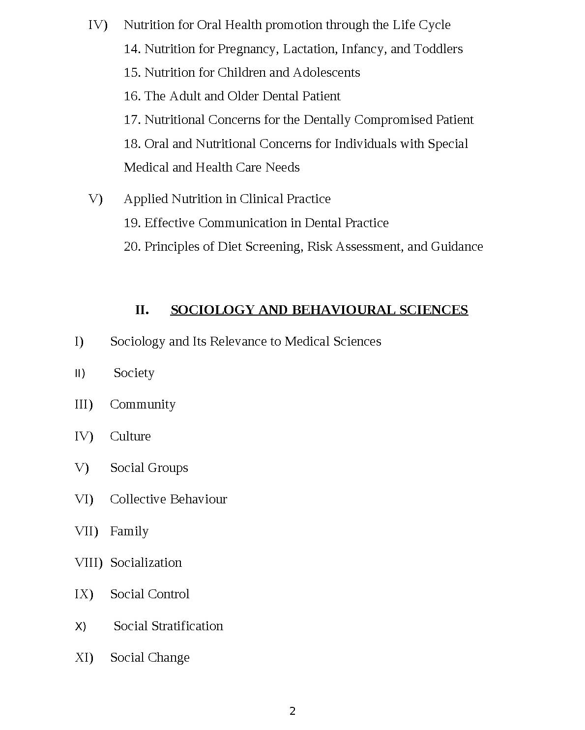KPSC Syllabus Assistant Professor Community Dentistry Exam 2019 - Notification Image 2