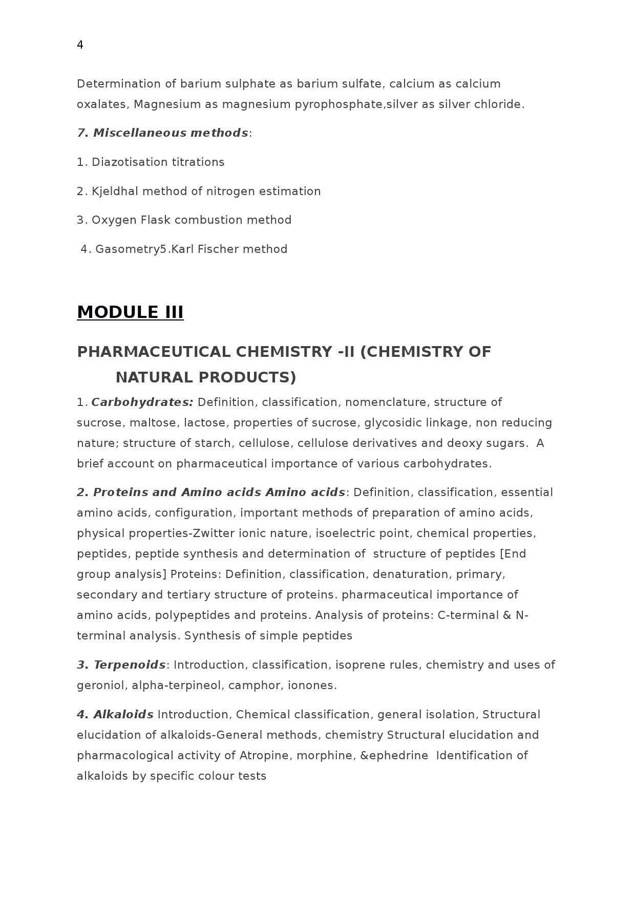 KPSC Syllabus For Analyst Grade III Drugs Control Department - Notification Image 4