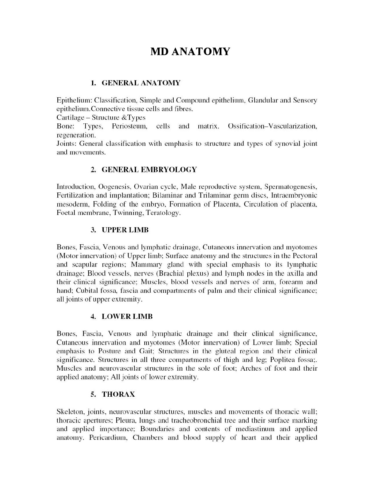 KPSC Syllabus For MD Anatomy - Notification Image 1