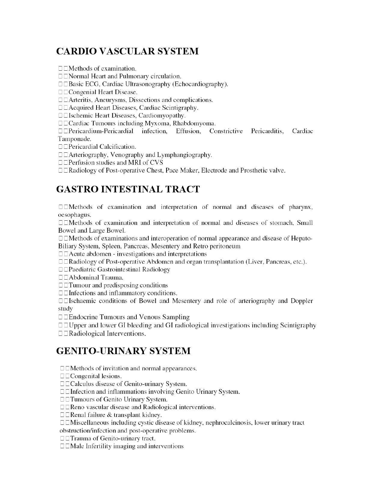 KPSC Syllabus For MD Radio Diagnosis - Notification Image 4