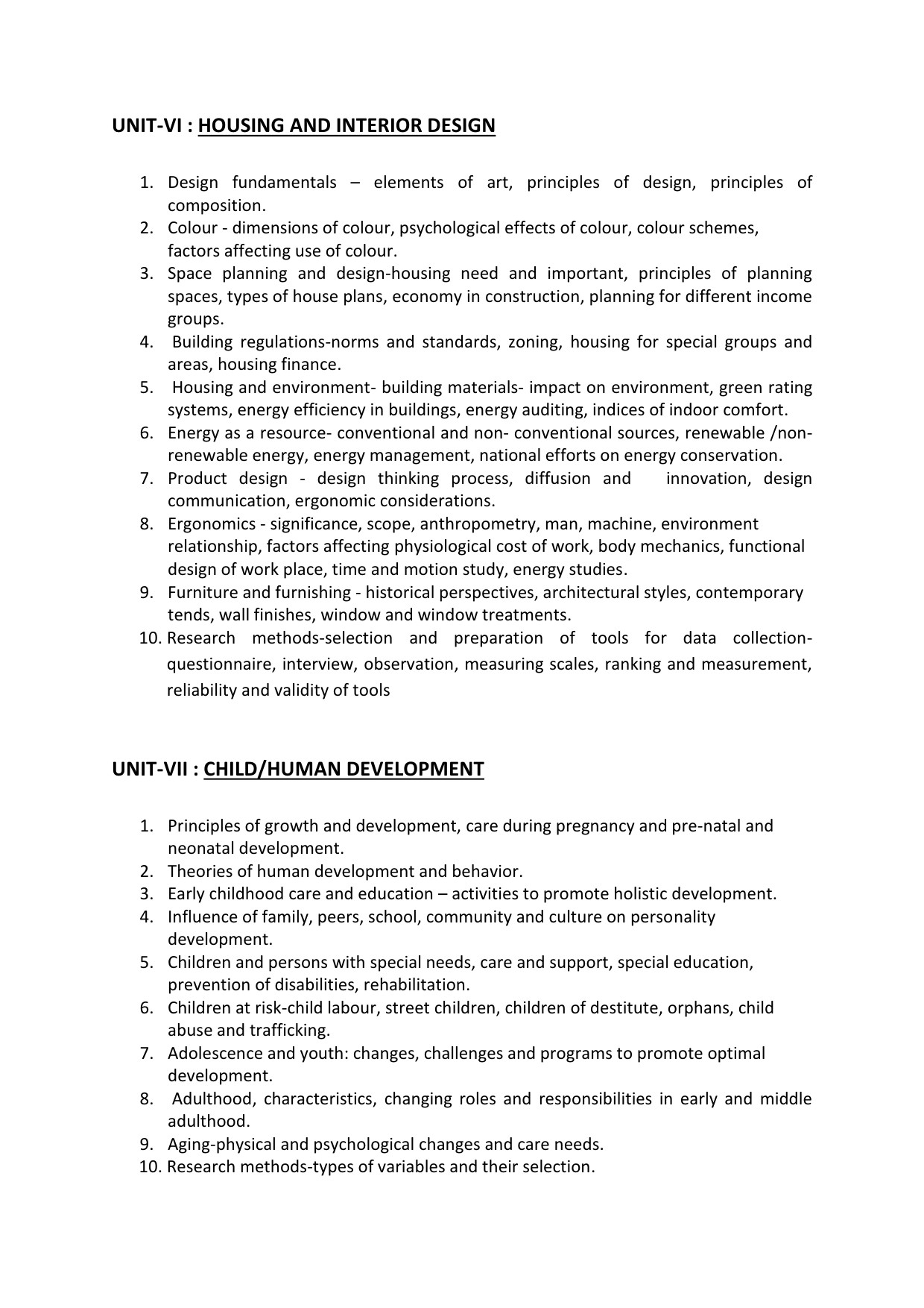 Maharashtra SET Syllabus Home Science - Notification Image 4