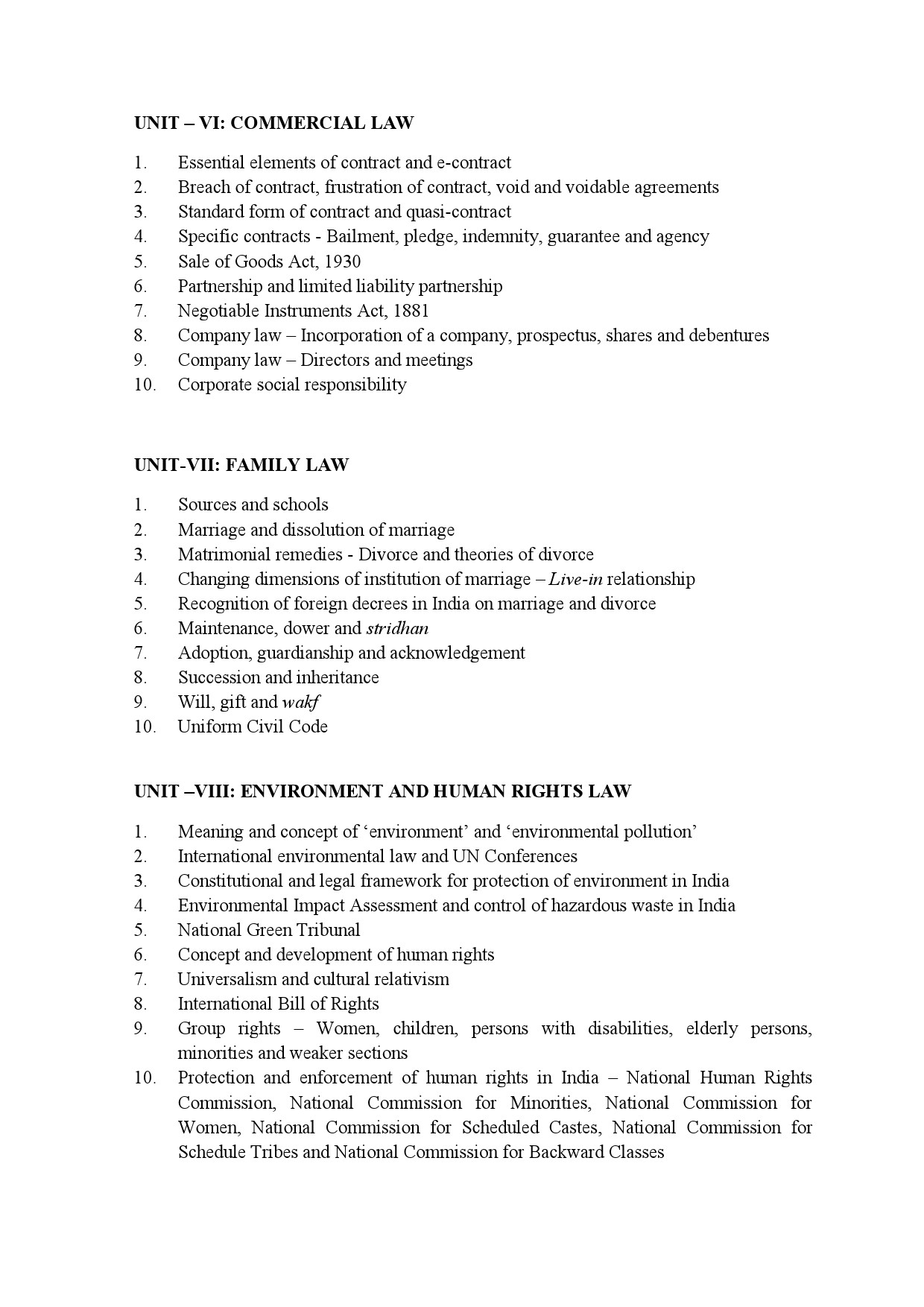 Maharashtra SET Syllabus Law - Notification Image 3