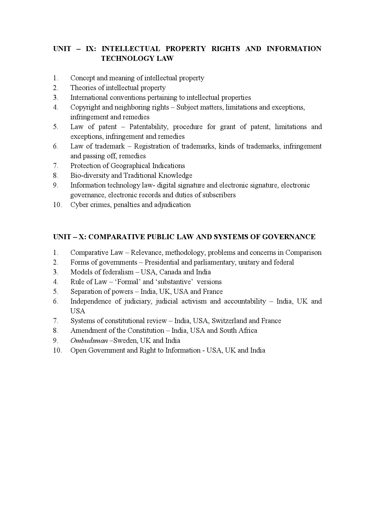 Maharashtra SET Syllabus Law - Notification Image 4