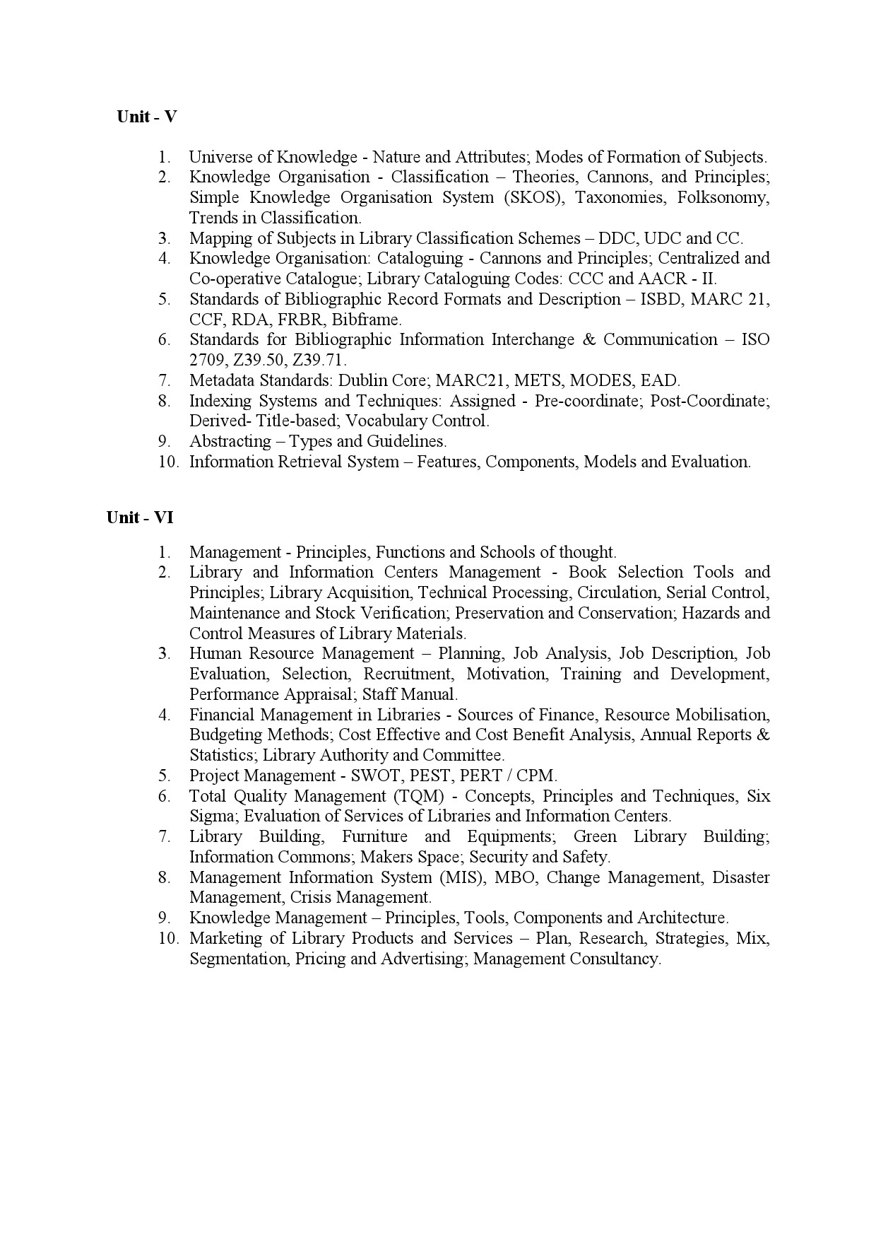 Maharashtra SET Syllabus Library and Information Science - Notification Image 4