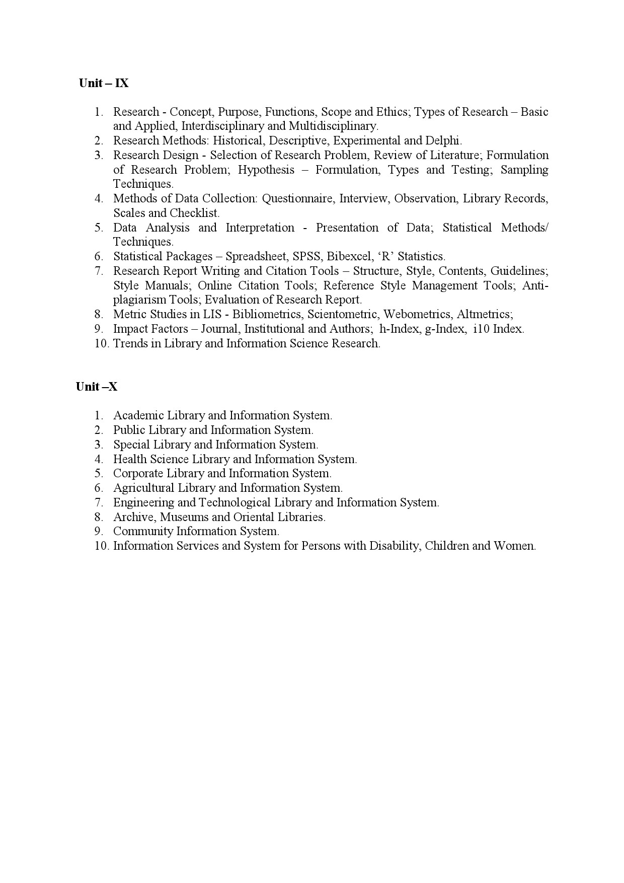 Maharashtra SET Syllabus Library and Information Science - Notification Image 6