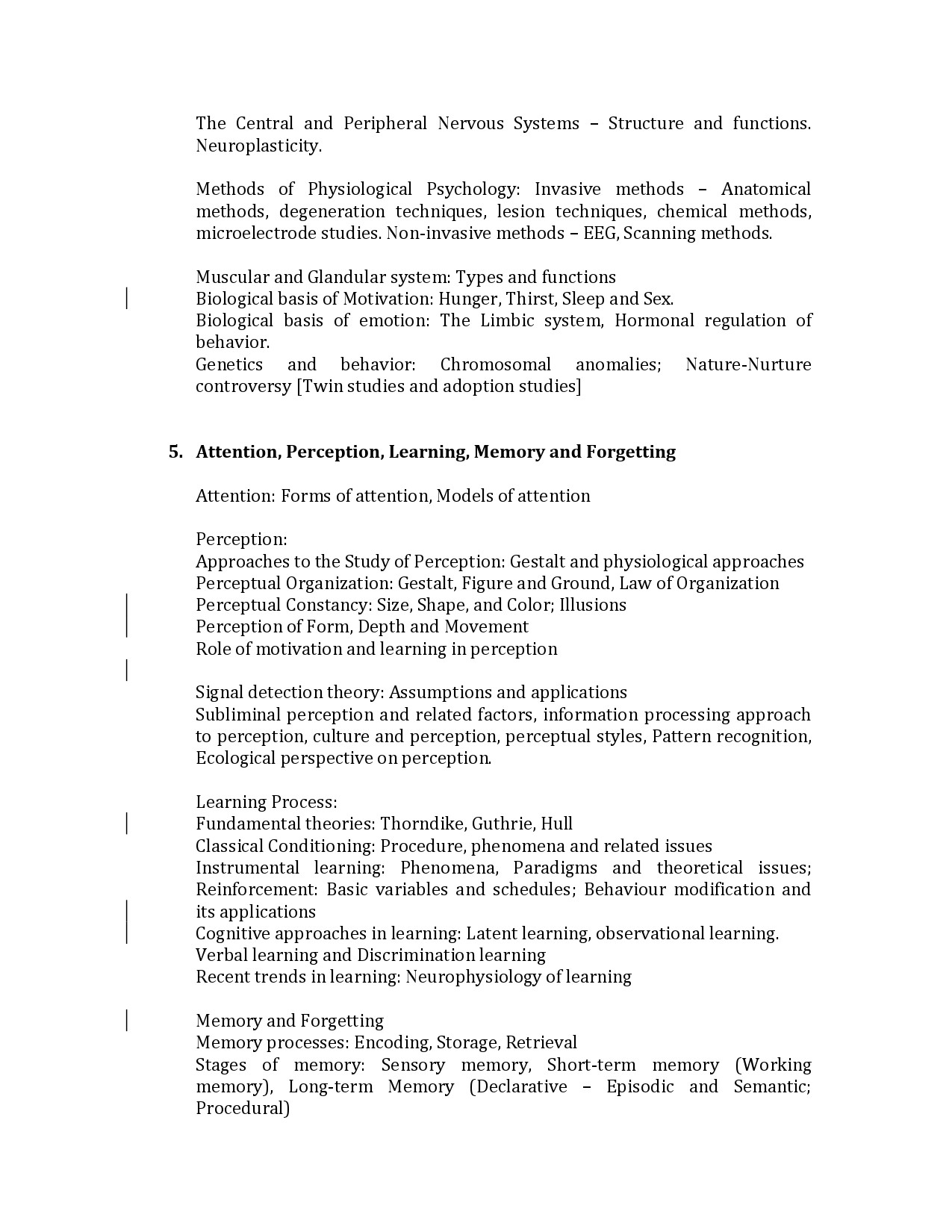 Maharashtra SET Syllabus Psychology - Notification Image 3