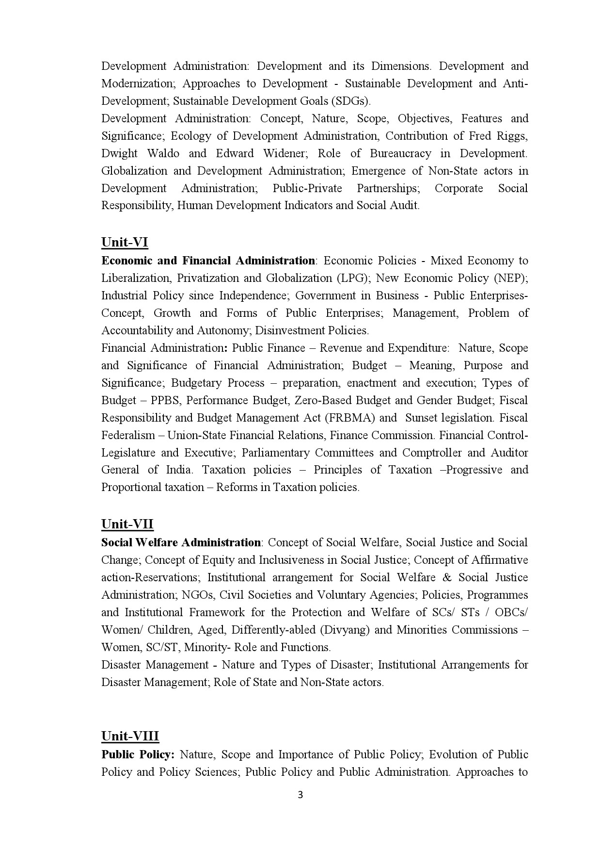 Maharashtra SET Syllabus Public Administration - Notification Image 3