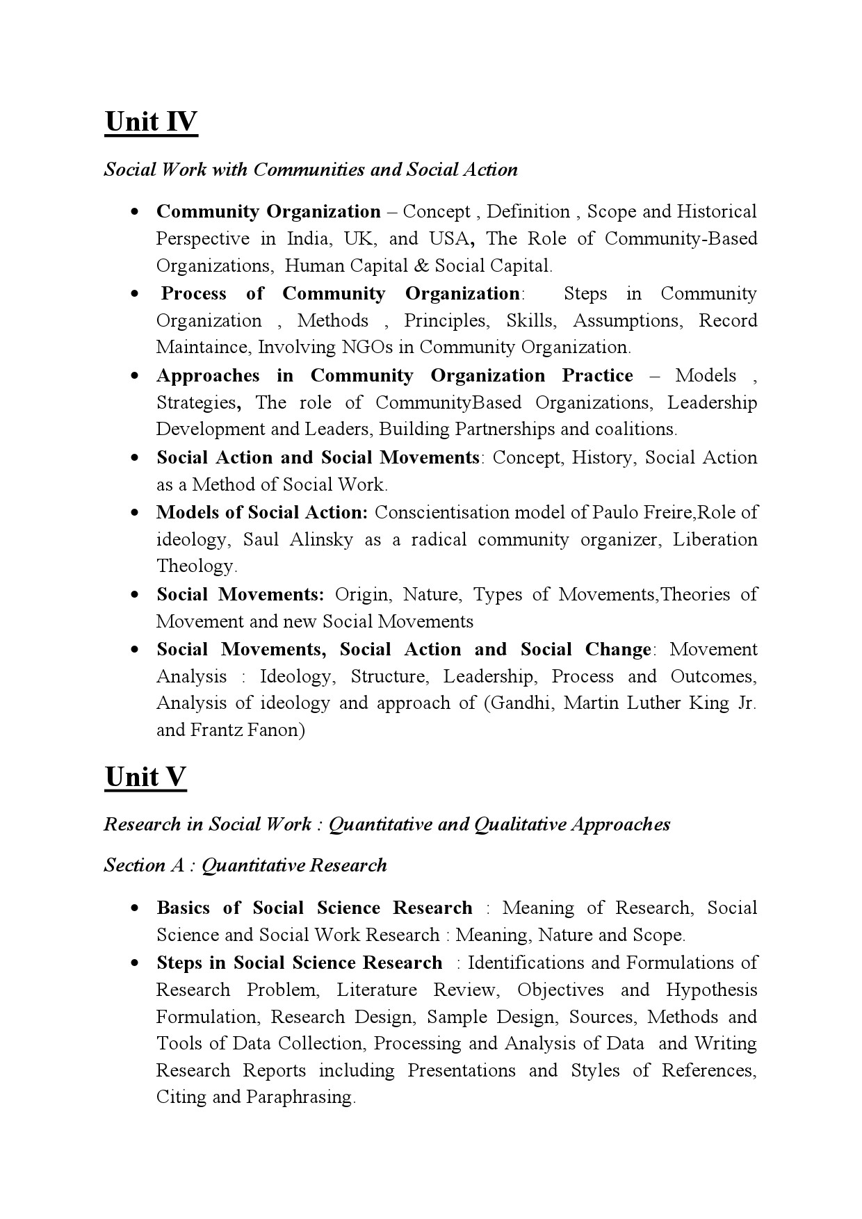 Maharashtra SET Syllabus Social Work - Notification Image 4