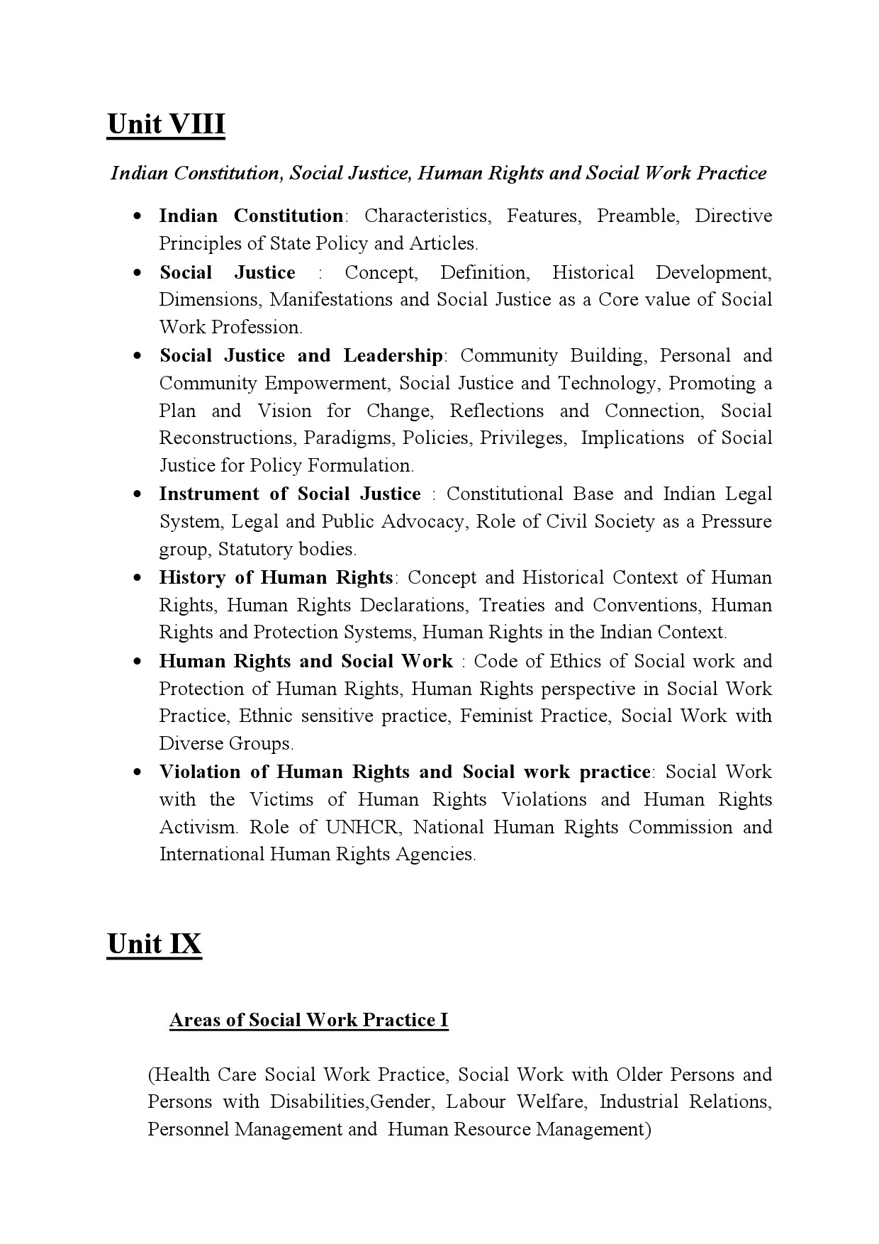 Maharashtra SET Syllabus Social Work - Notification Image 7