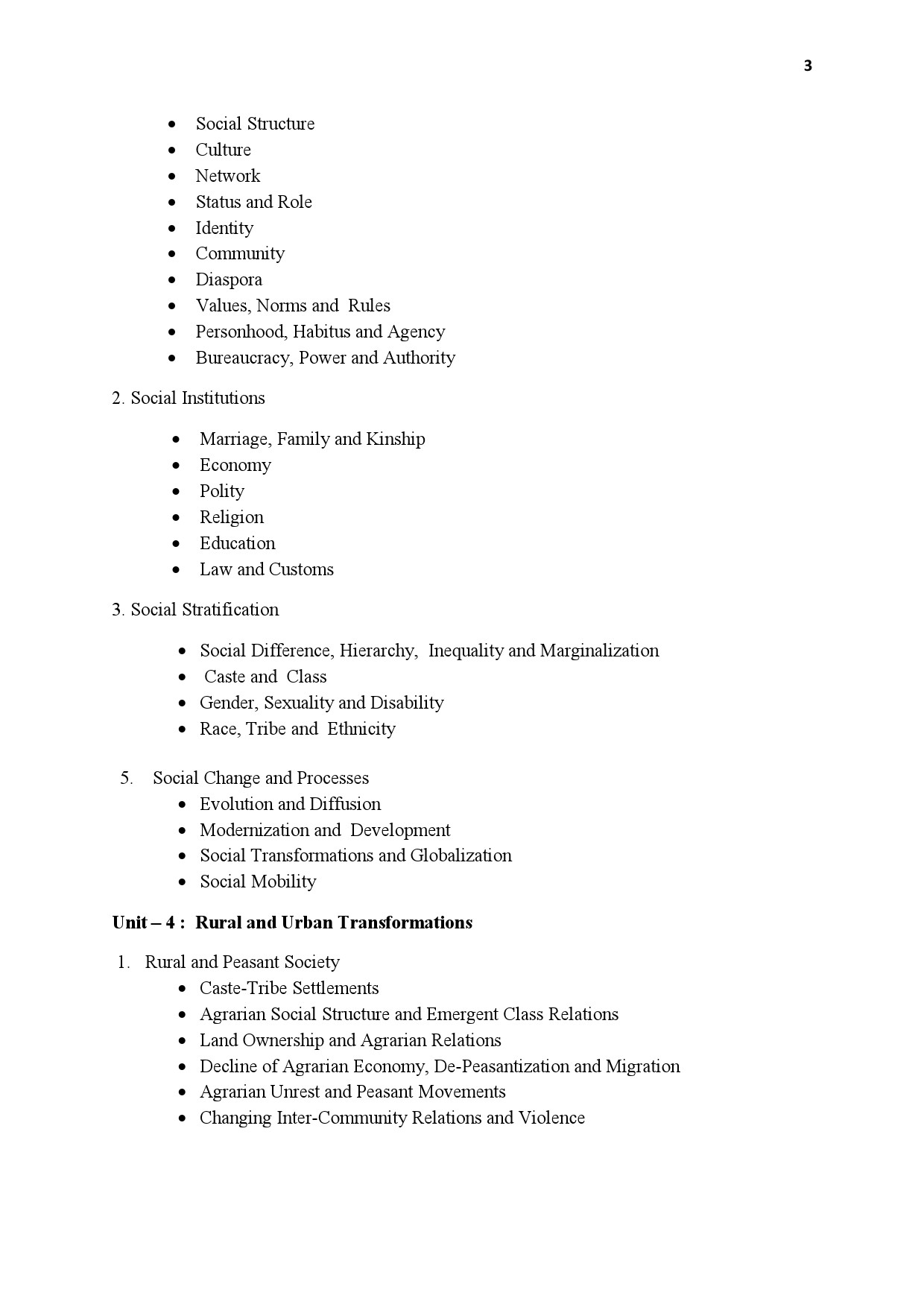 Maharashtra SET Syllabus Sociology - Notification Image 3