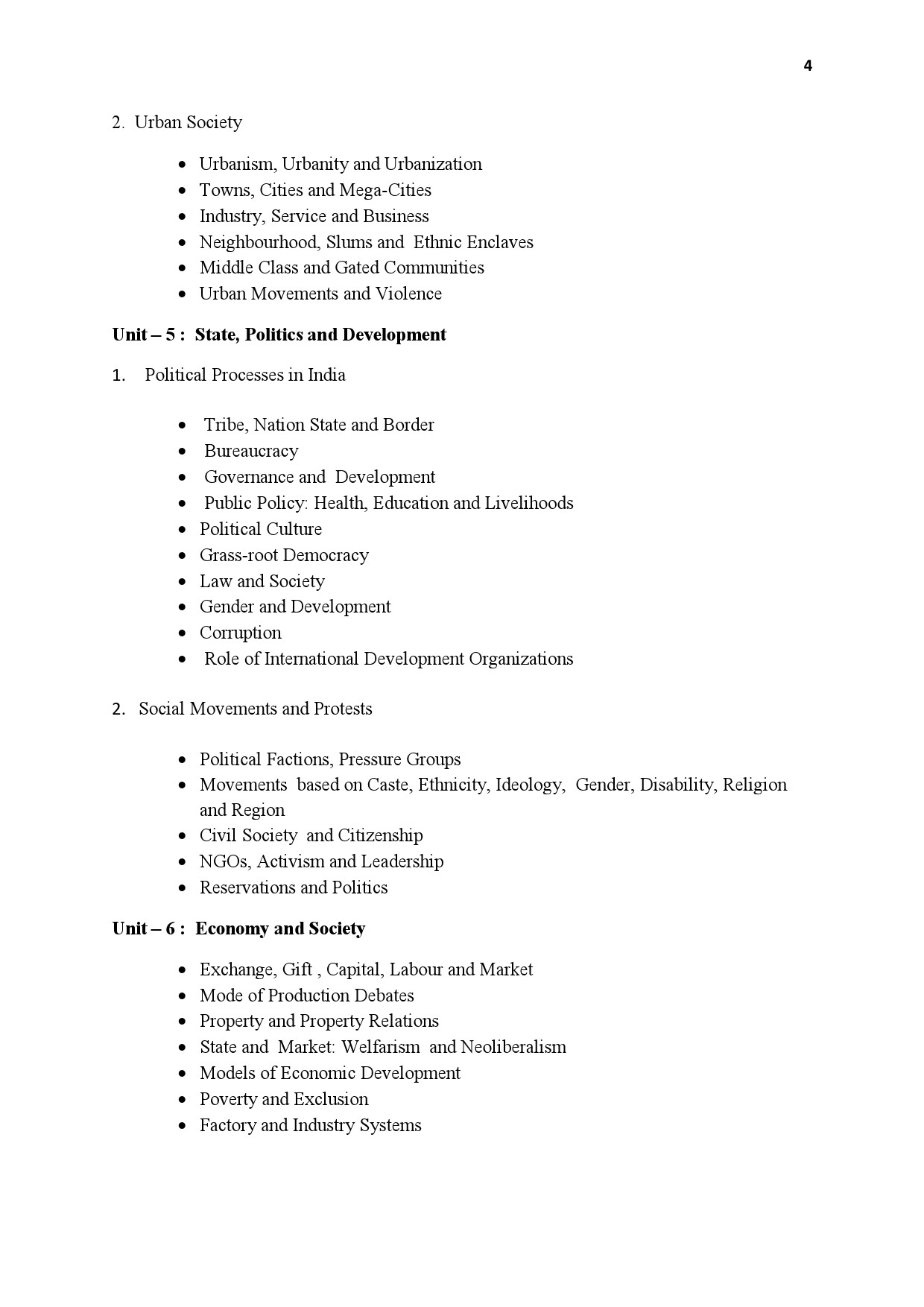 Maharashtra SET Syllabus Sociology - Notification Image 4