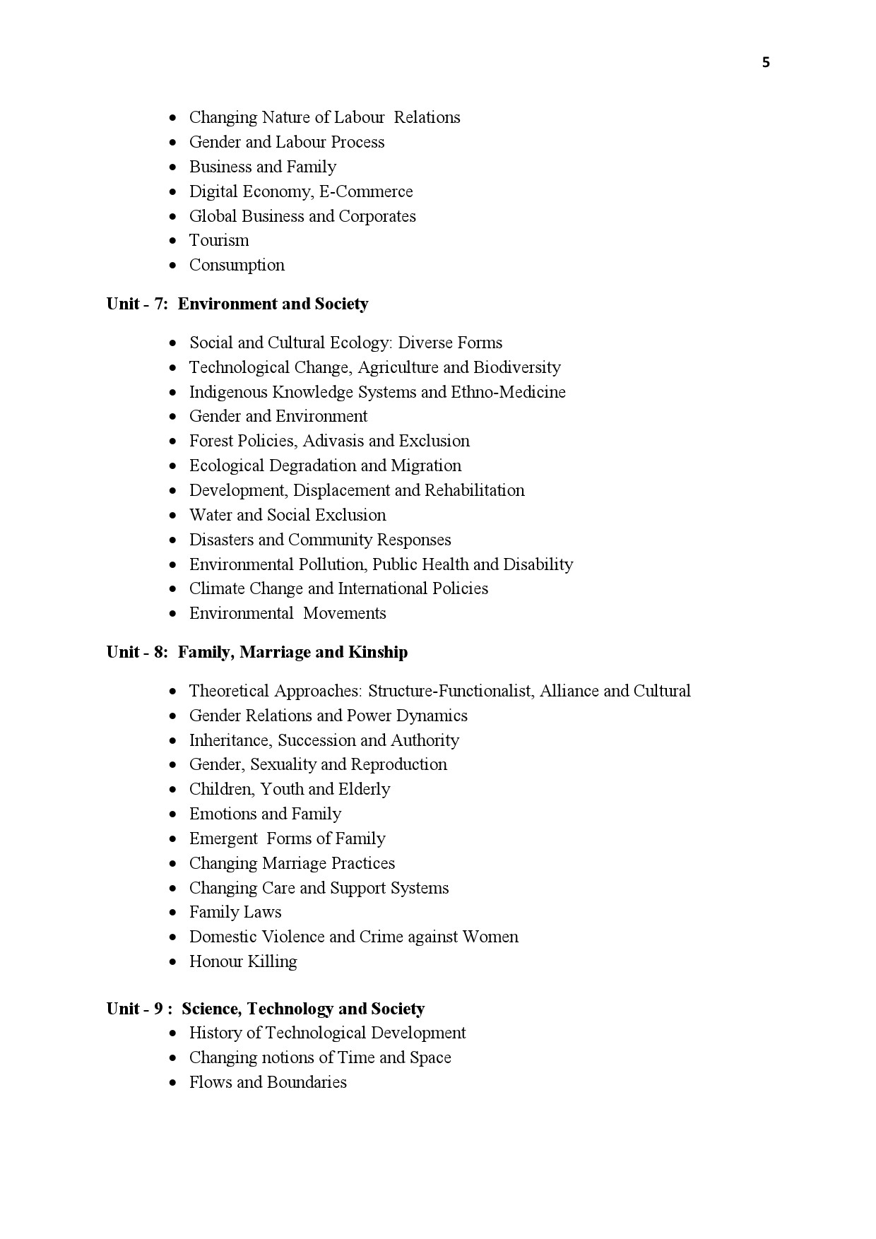 Maharashtra SET Syllabus Sociology - Notification Image 5