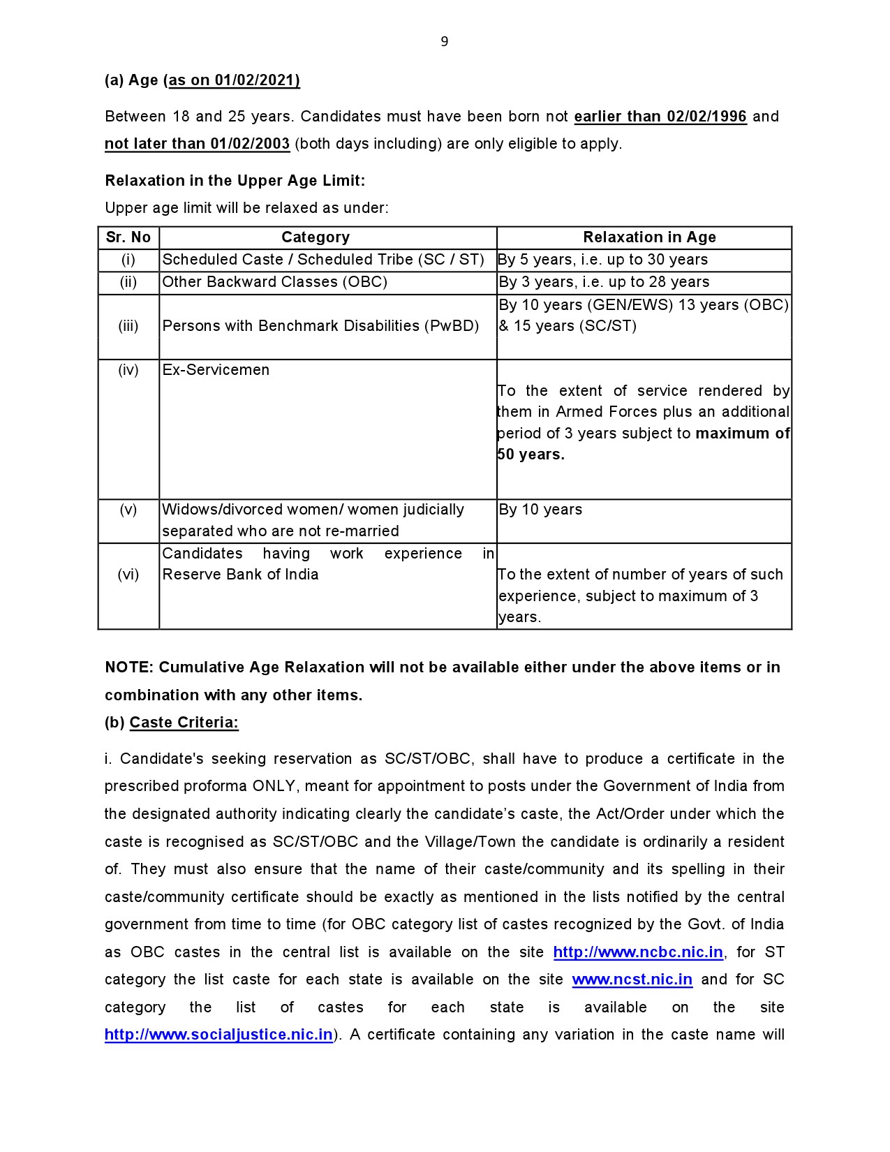 RECRUITMENT FOR THE POST OF OFFICE ATTENDANTS 2020 - Notification Image 9