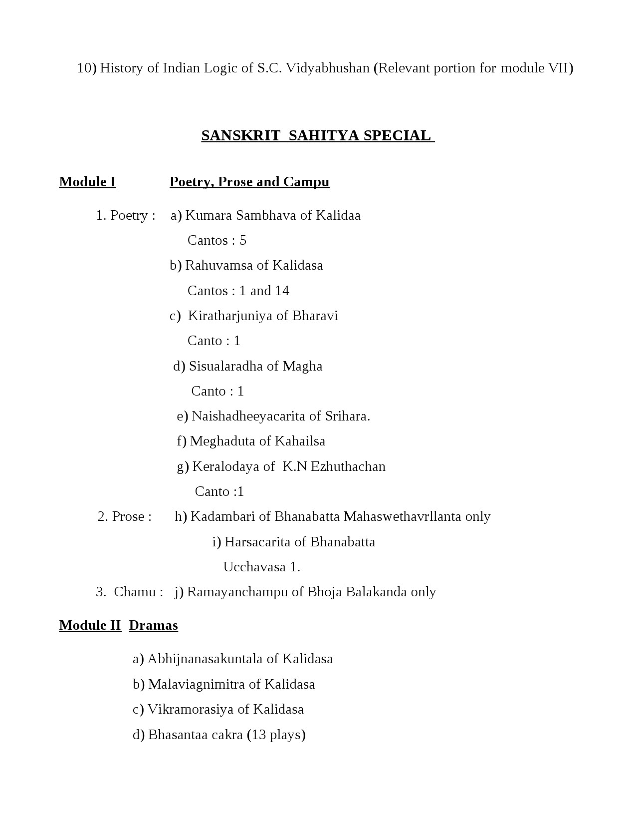 Sanskrit Syllabus for Kerala PSC 2021 Exam - Notification Image 11