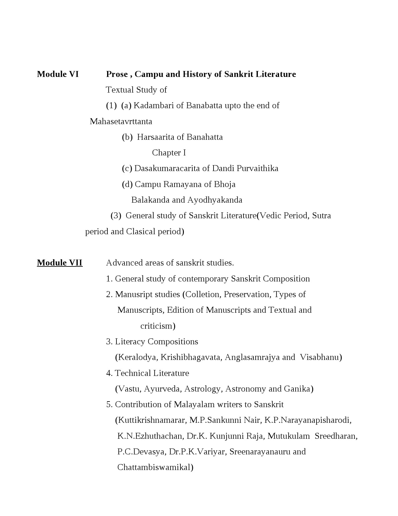 Sanskrit Syllabus for Kerala PSC 2021 Exam - Notification Image 4
