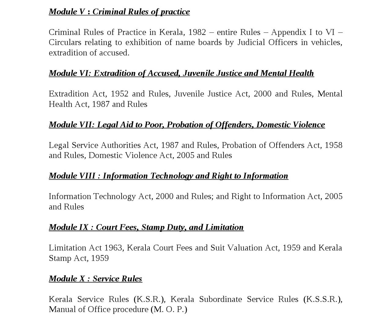 Syllabus for Exams with LLB as Qualification - Notification Image 17