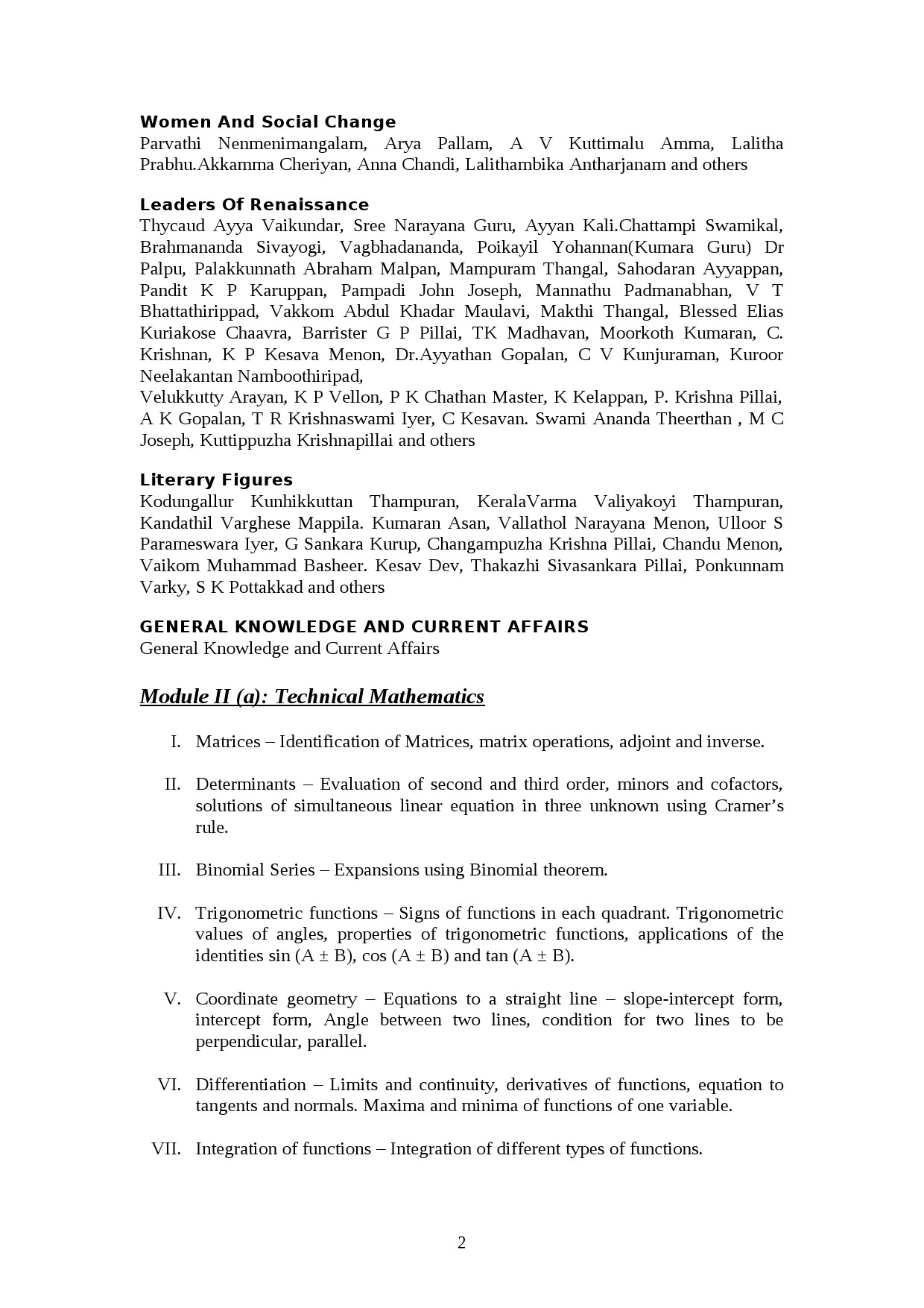 Textile Technology Lecturer in Polytechnic Exam Syllabus - Notification Image 2