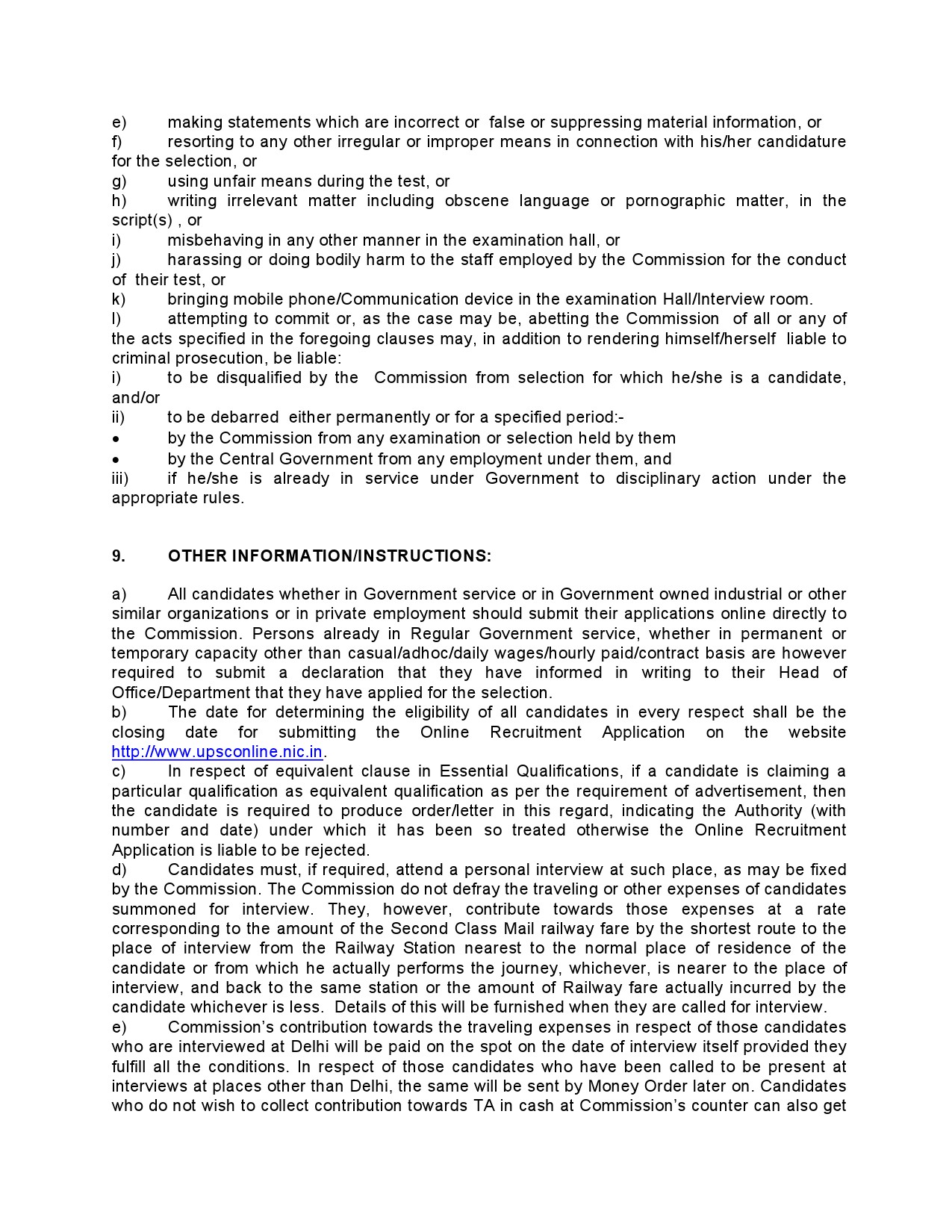 UPSC Notification 042021 for Multiple vacancies - Notification Image 16