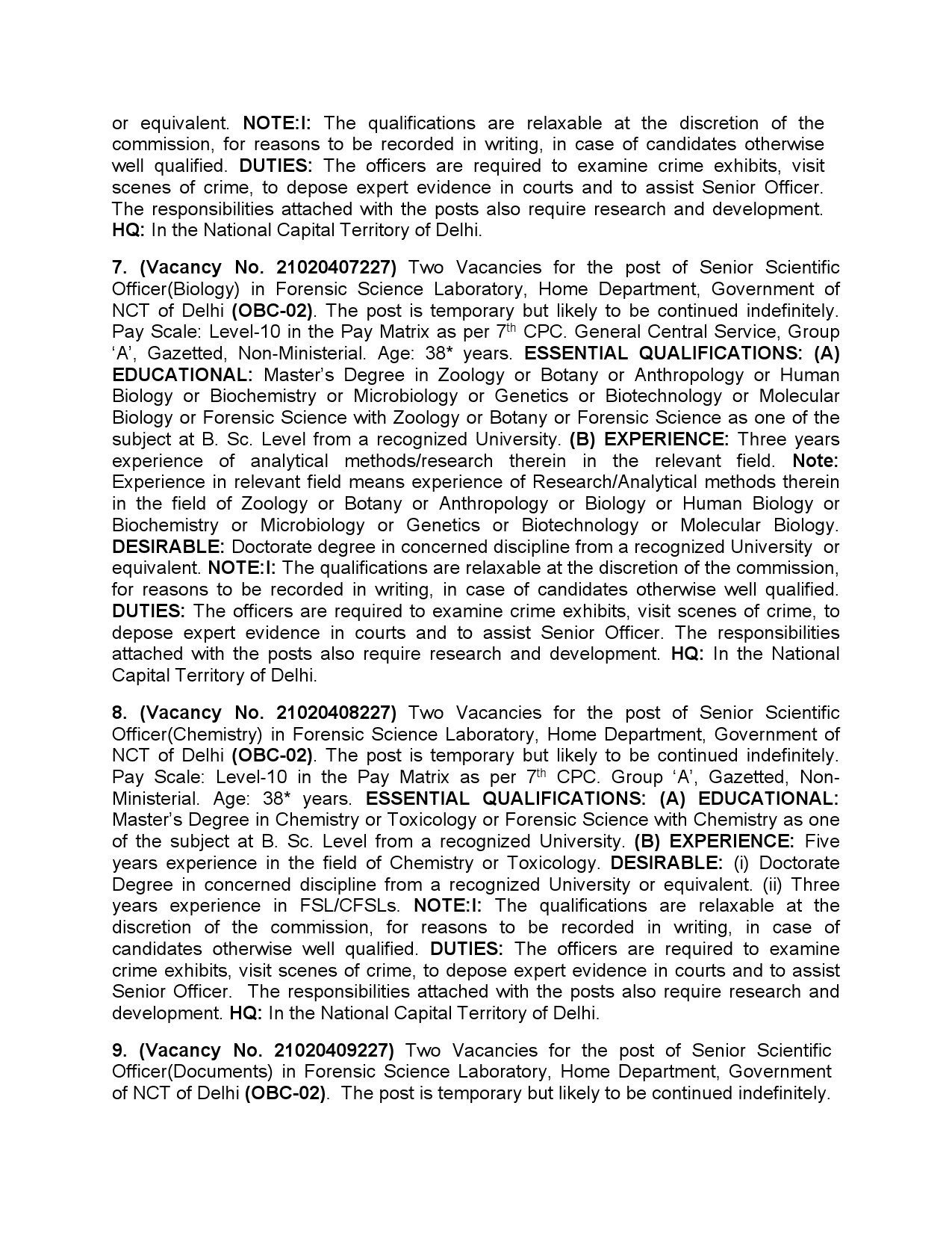 UPSC Notification 042021 for Multiple vacancies - Notification Image 4