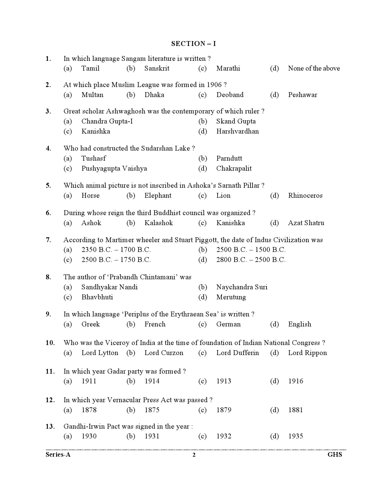 Assistant Review Officer Accounts UKPSC Preliminary Exam 2021 1