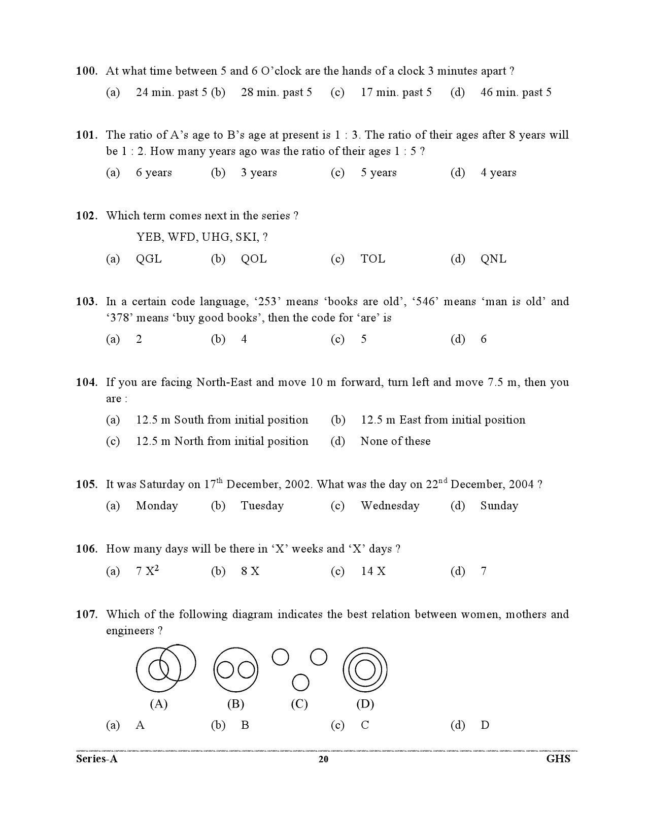 Assistant Review Officer Accounts UKPSC Preliminary Exam 2021 19