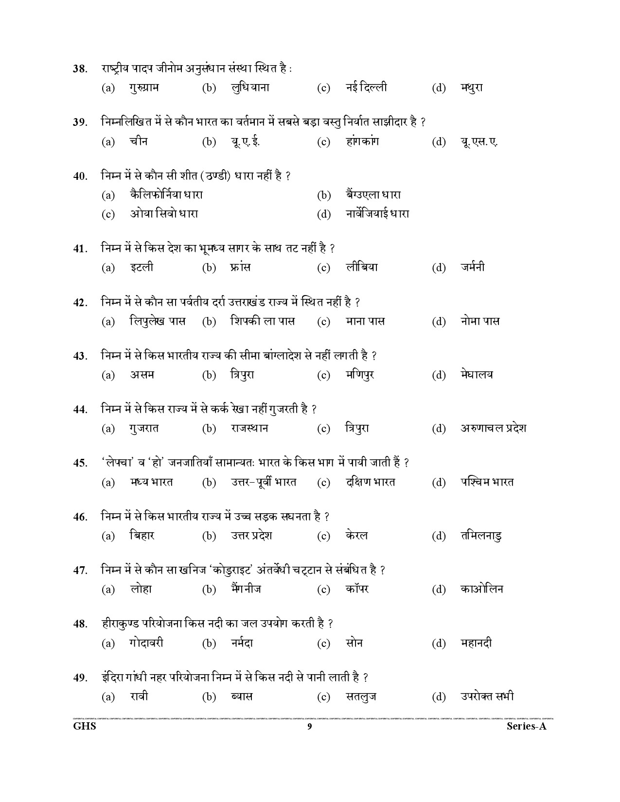 Assistant Review Officer Accounts UKPSC Preliminary Exam 2021 8