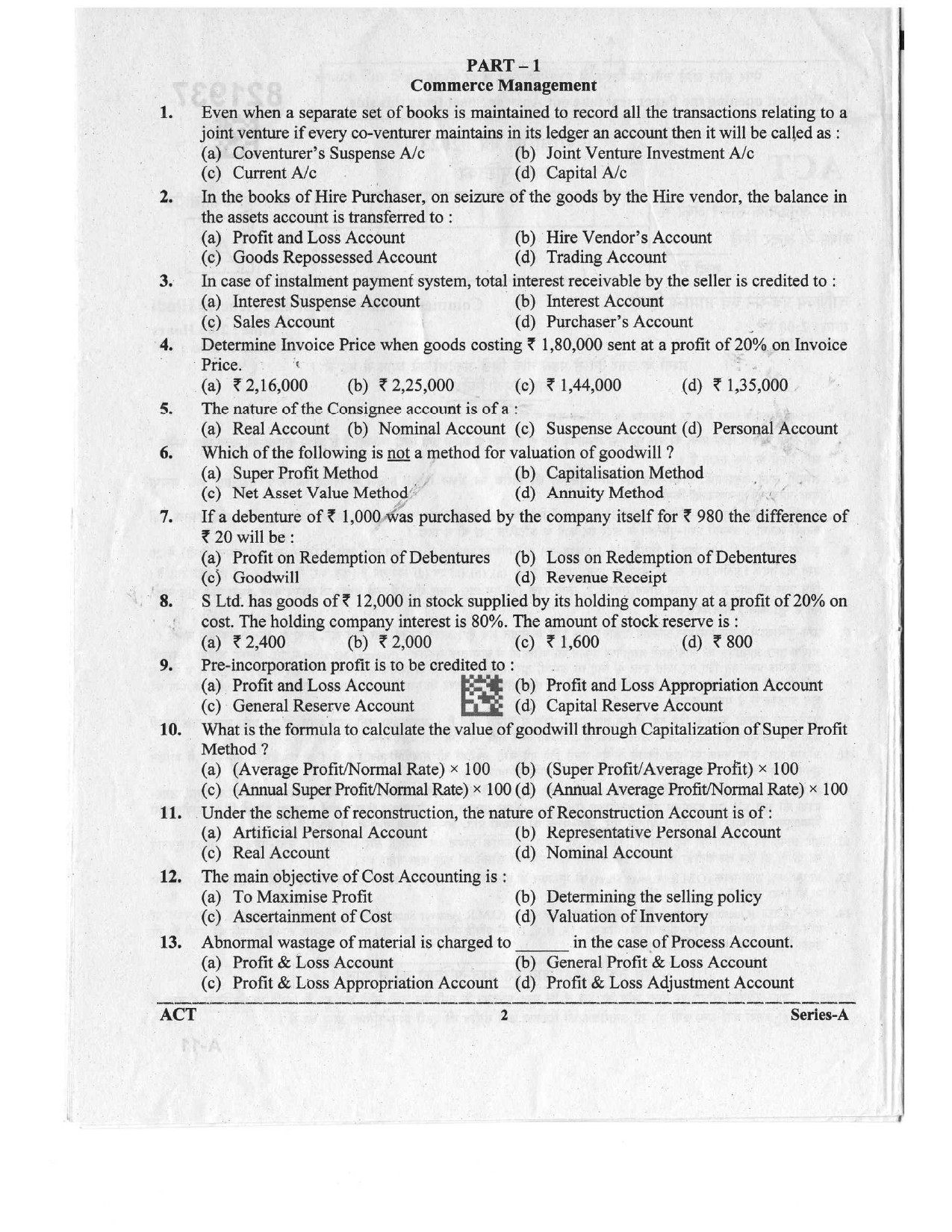 UKPSC Assistant Accountant Examination 2022 1