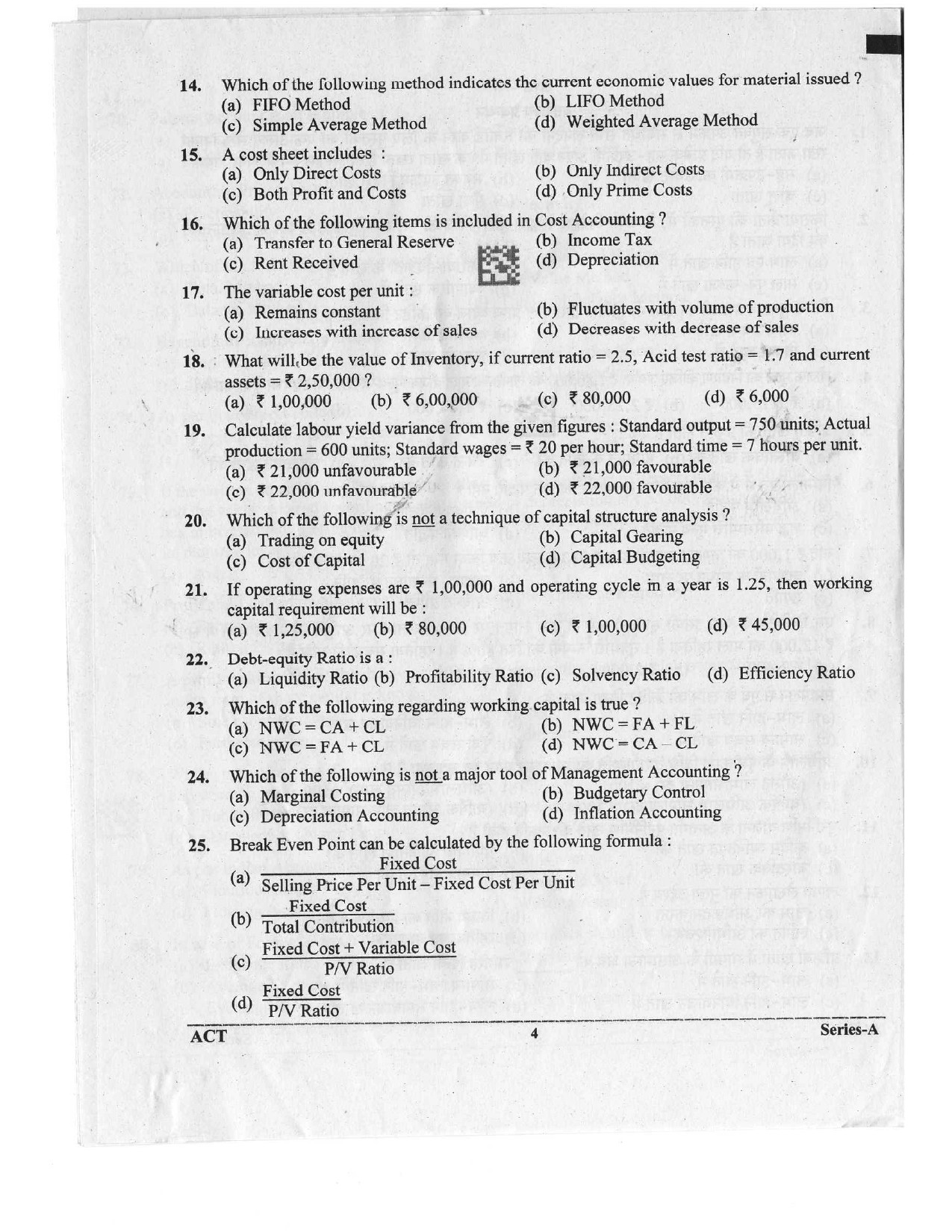 UKPSC Assistant Accountant Examination 2022 3