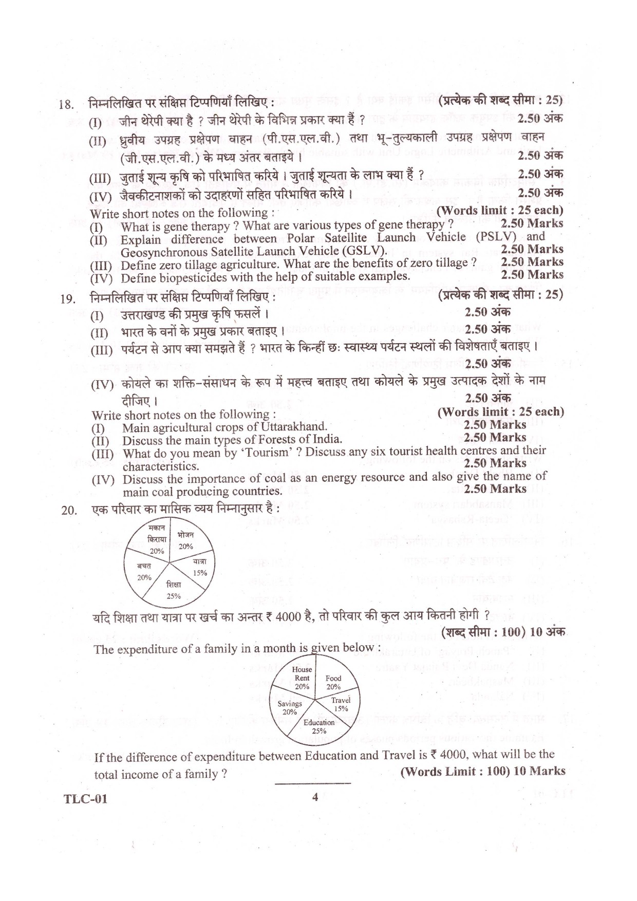 UKPSC Combined State Civil Lower Subordinate Service Mains Examination 2021 6