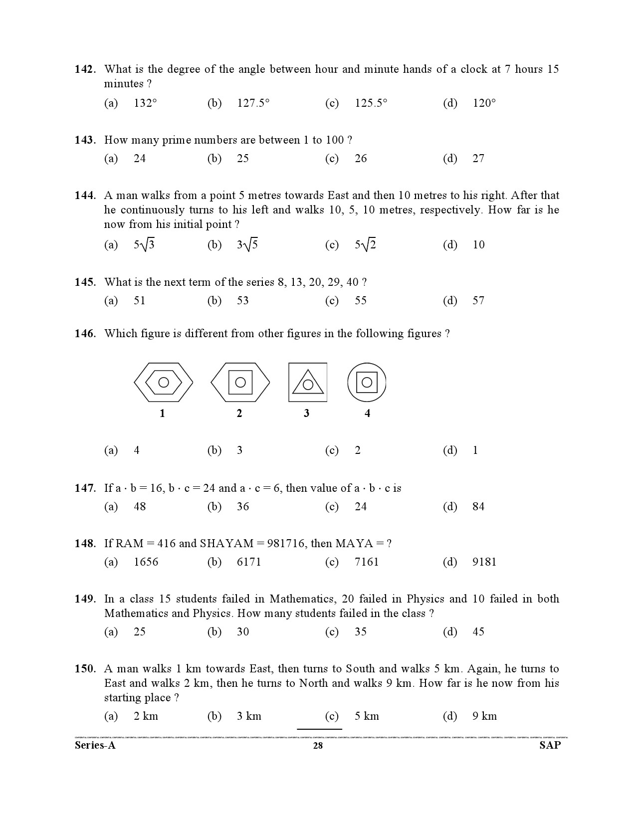 UKPSC Combined State Civil Lower Subordinate Service Preliminary Examination 2021 27