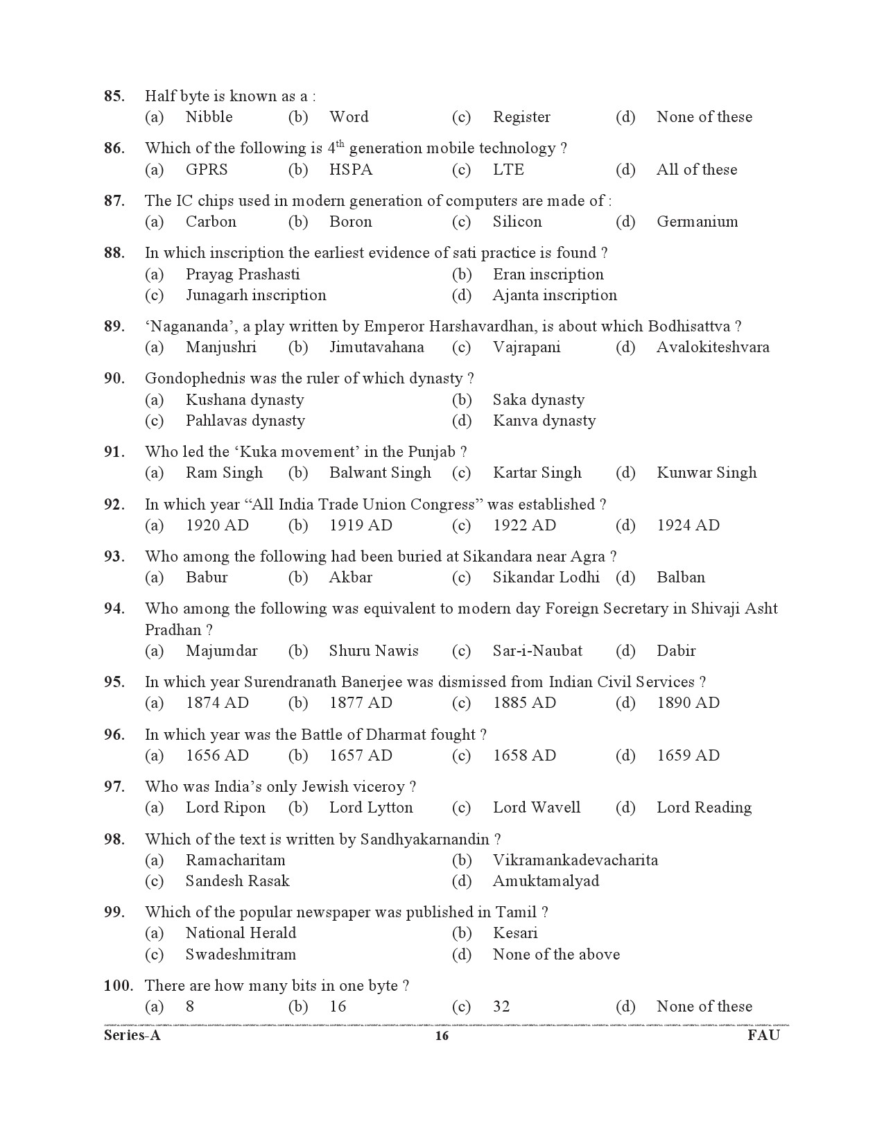 UKPSC Forest Range Officer Preliminary Examination 2021 15