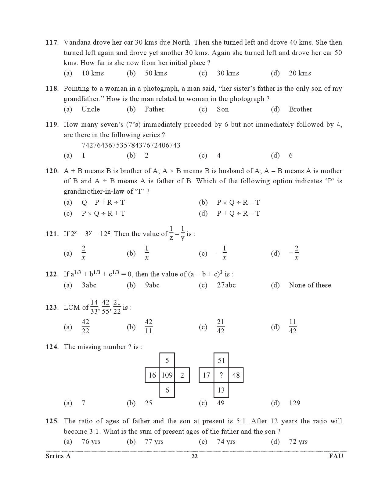 UKPSC Forest Range Officer Preliminary Examination 2021 21