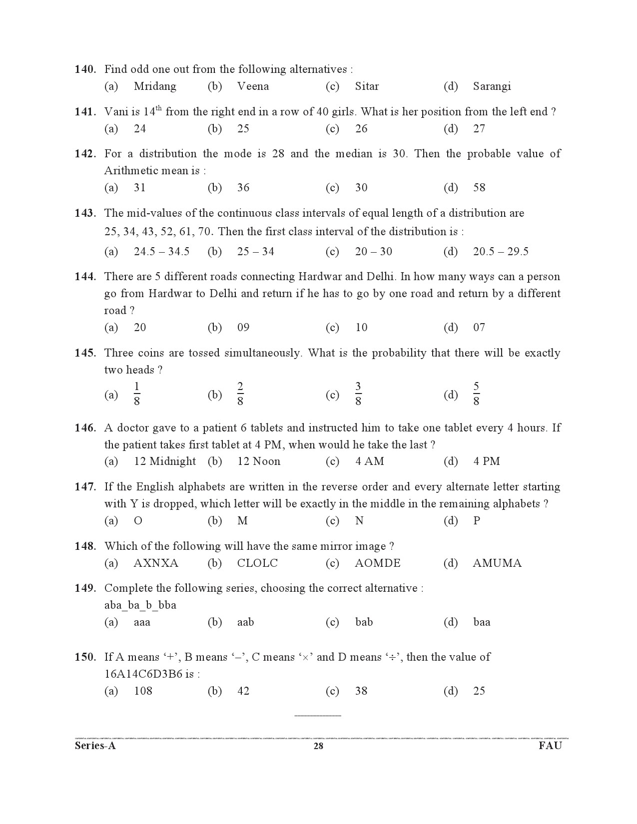 UKPSC Forest Range Officer Preliminary Examination 2021 27