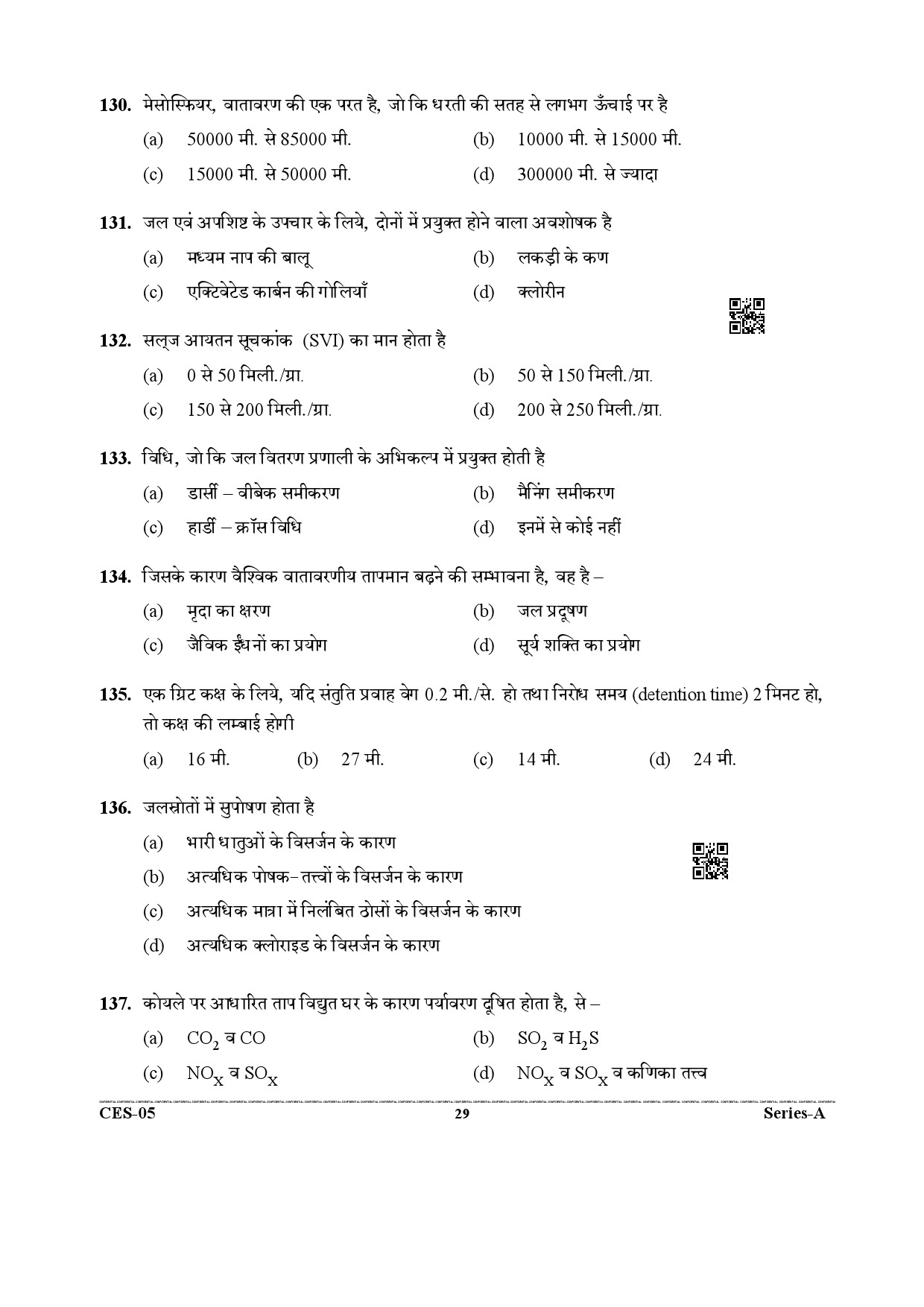 Uttarakhand Combined State Engineering Service Exam 2021 Civil Engineering Paper II 29