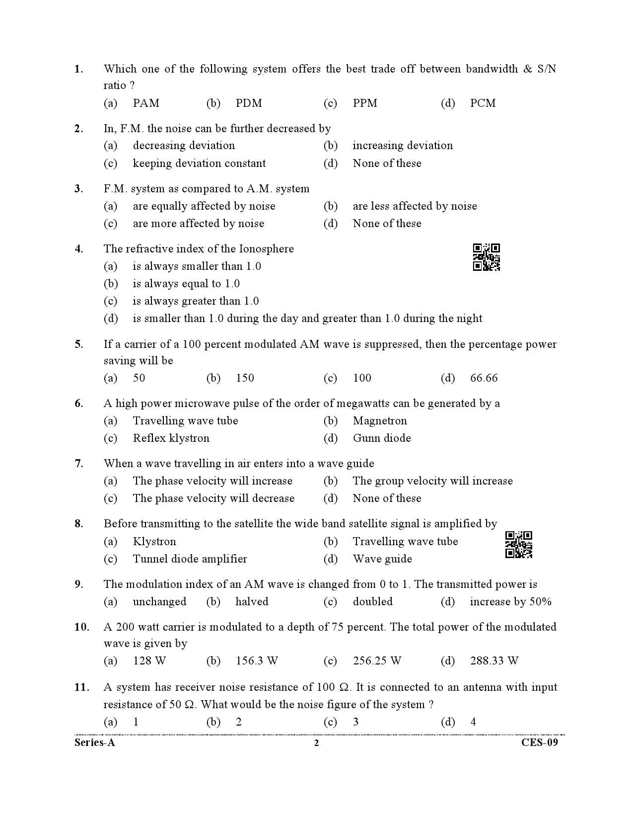 Uttarakhand Combined State Engineering Service Exam 2021 Electrical Engineering Paper II 2