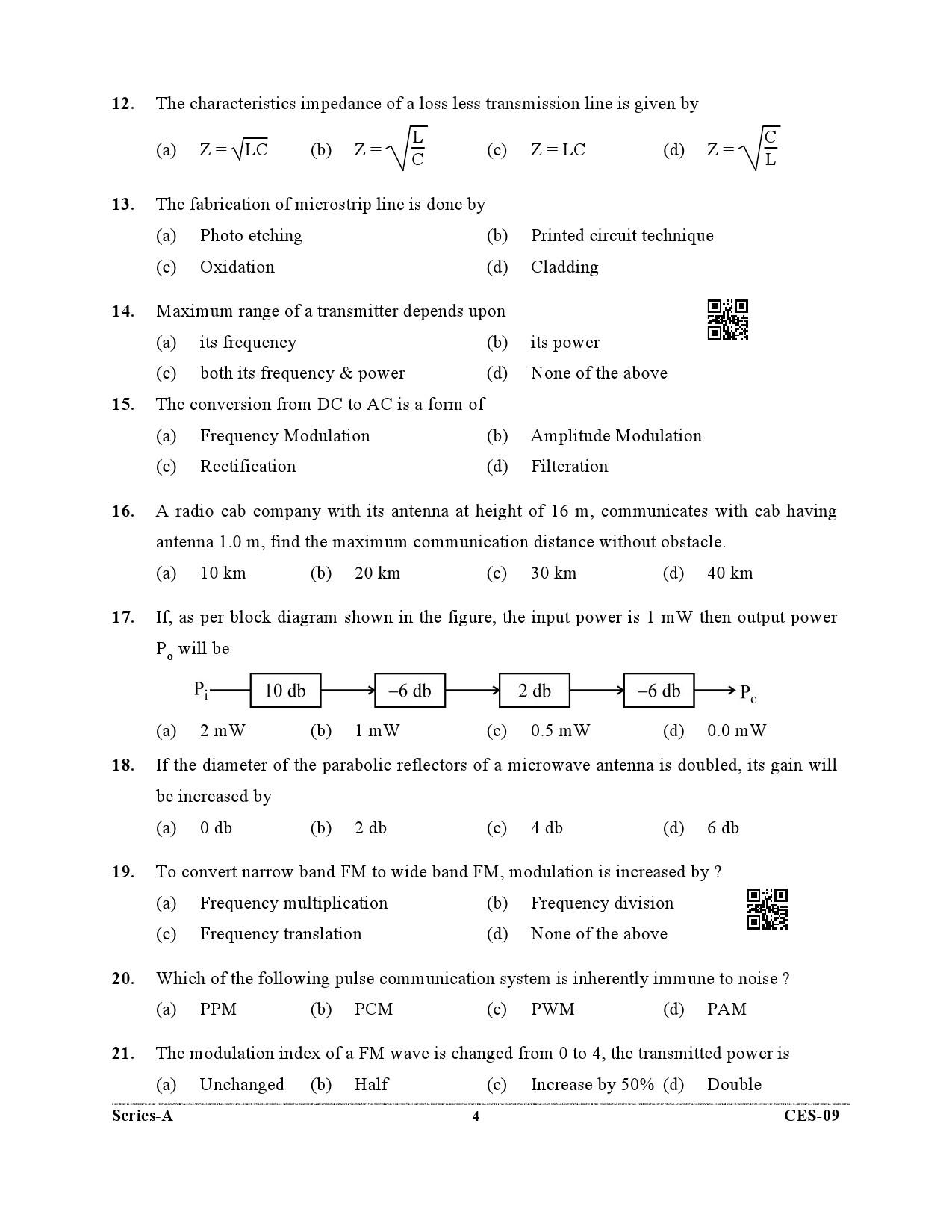 Uttarakhand Combined State Engineering Service Exam 2021 Electrical Engineering Paper II 4