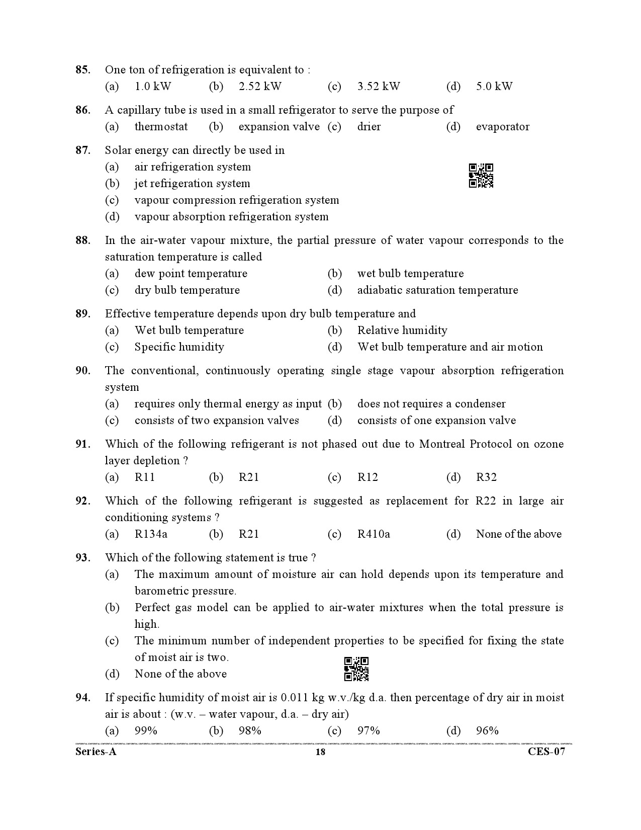 Uttarakhand Combined State Engineering Service Exam 2021 Mechanical Engineering Paper II 18